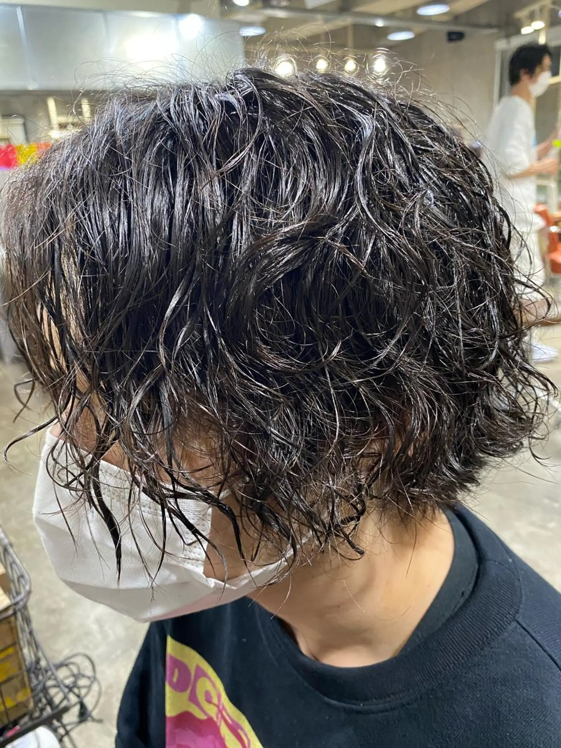 メンズ カット パーマ ヘアセット メンズブリーチカラー /パーマ ごーた立川のヘアスタイル