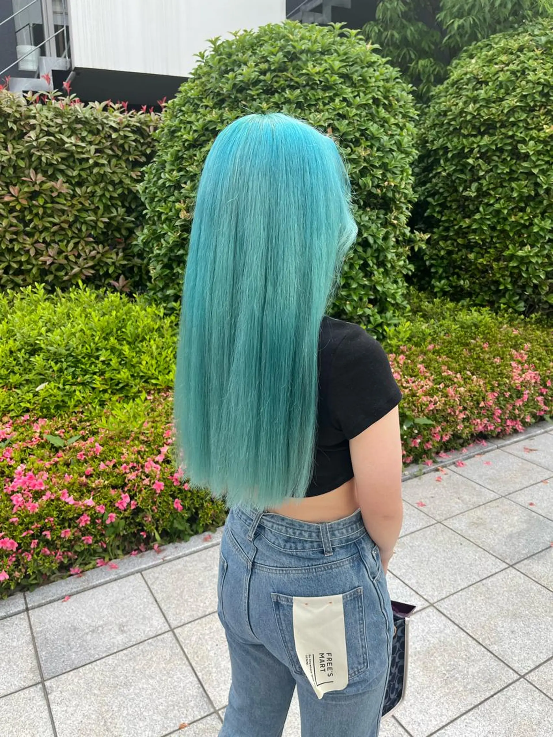 ロング カラー ヘアカラー トリートメント ヘアセット 🩶【推しハイトーン 】yuzu🩶のヘアスタイル