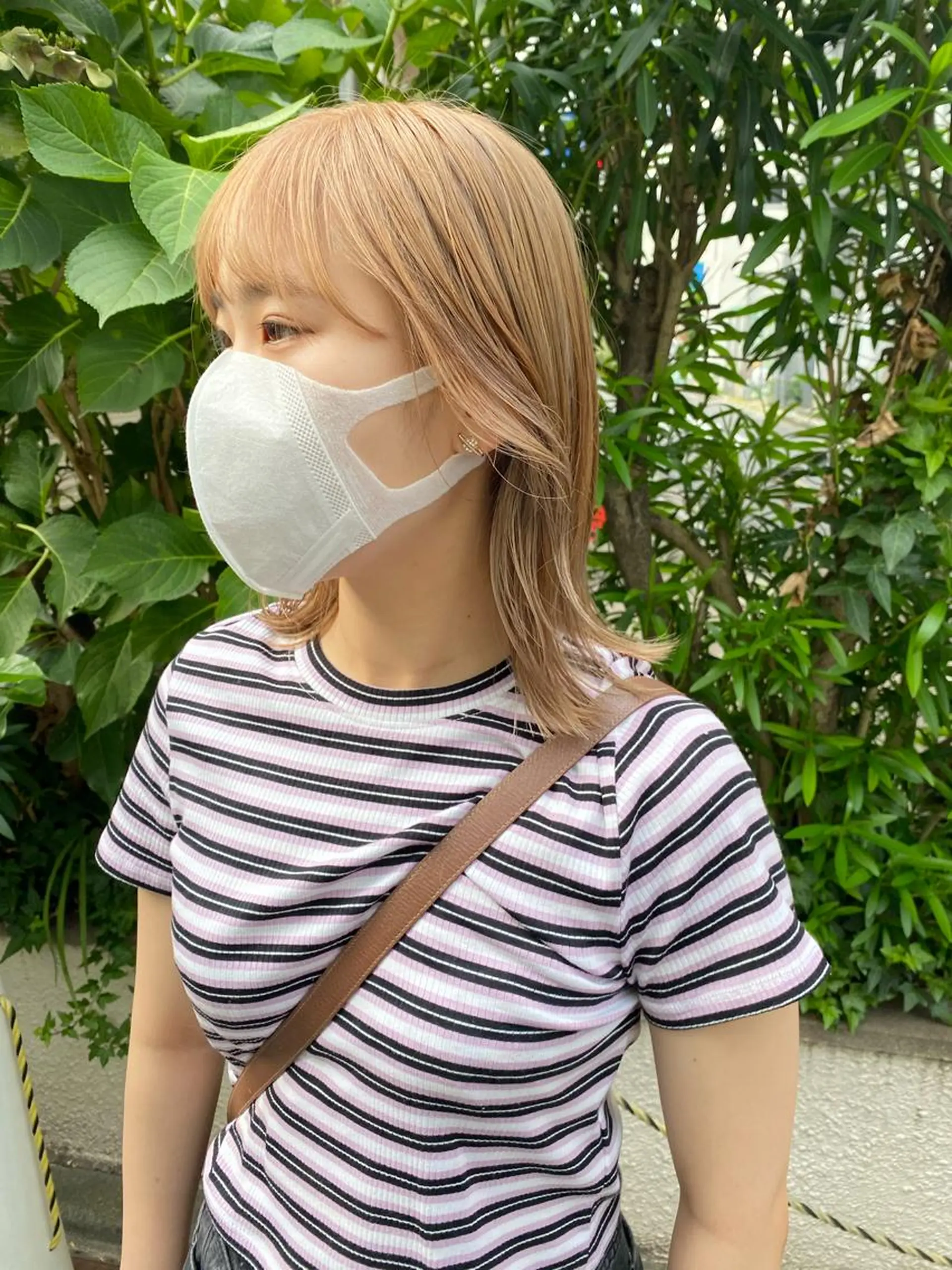 ミディアム カラー カット ヘアカラー トリートメント レイヤーウルフ エクステ磯部のヘアスタイル