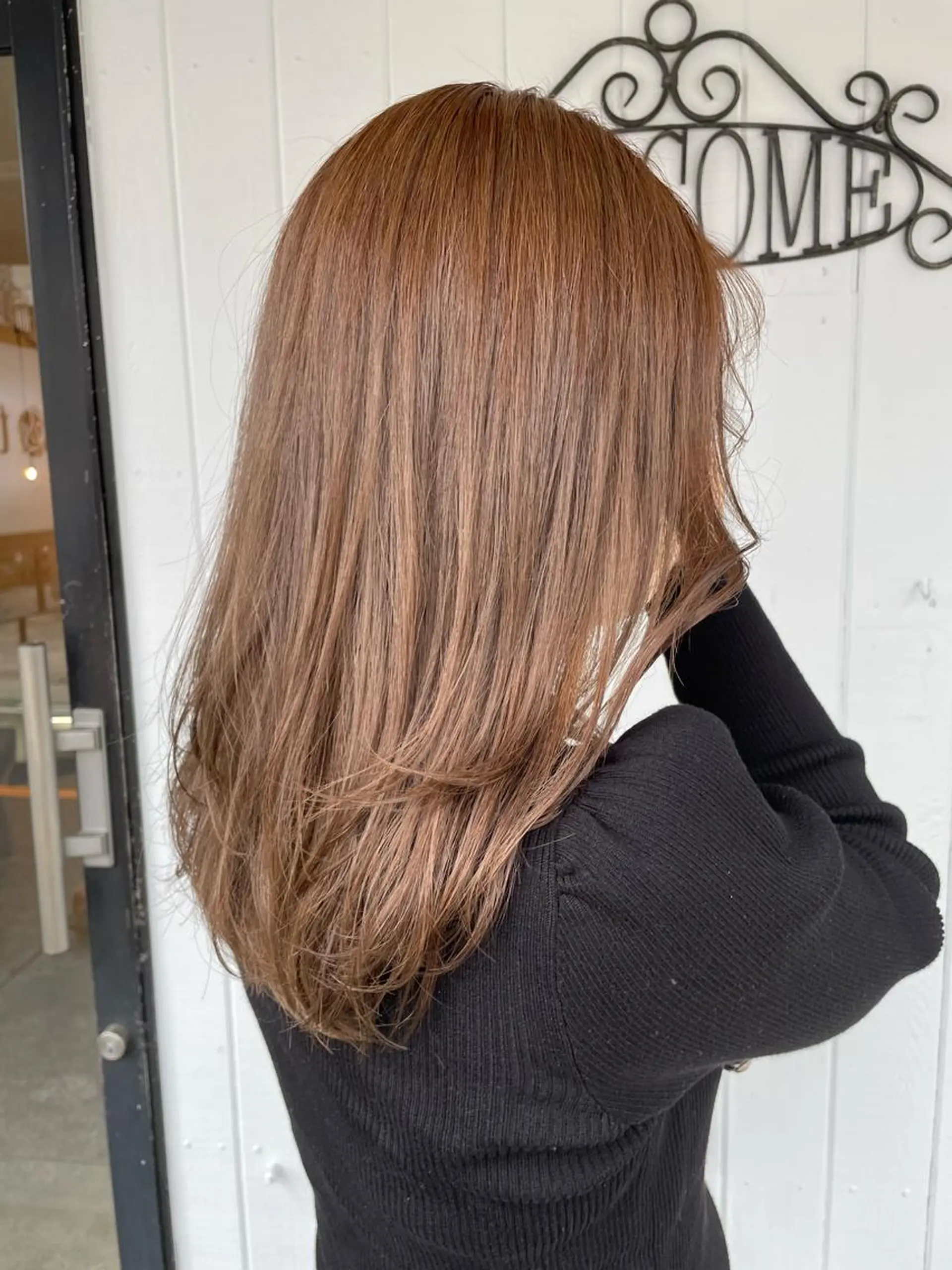 ロング カラー ベージュカラー レイヤーカット🌿 ボブ🕊️ヒロキのヘアスタイル