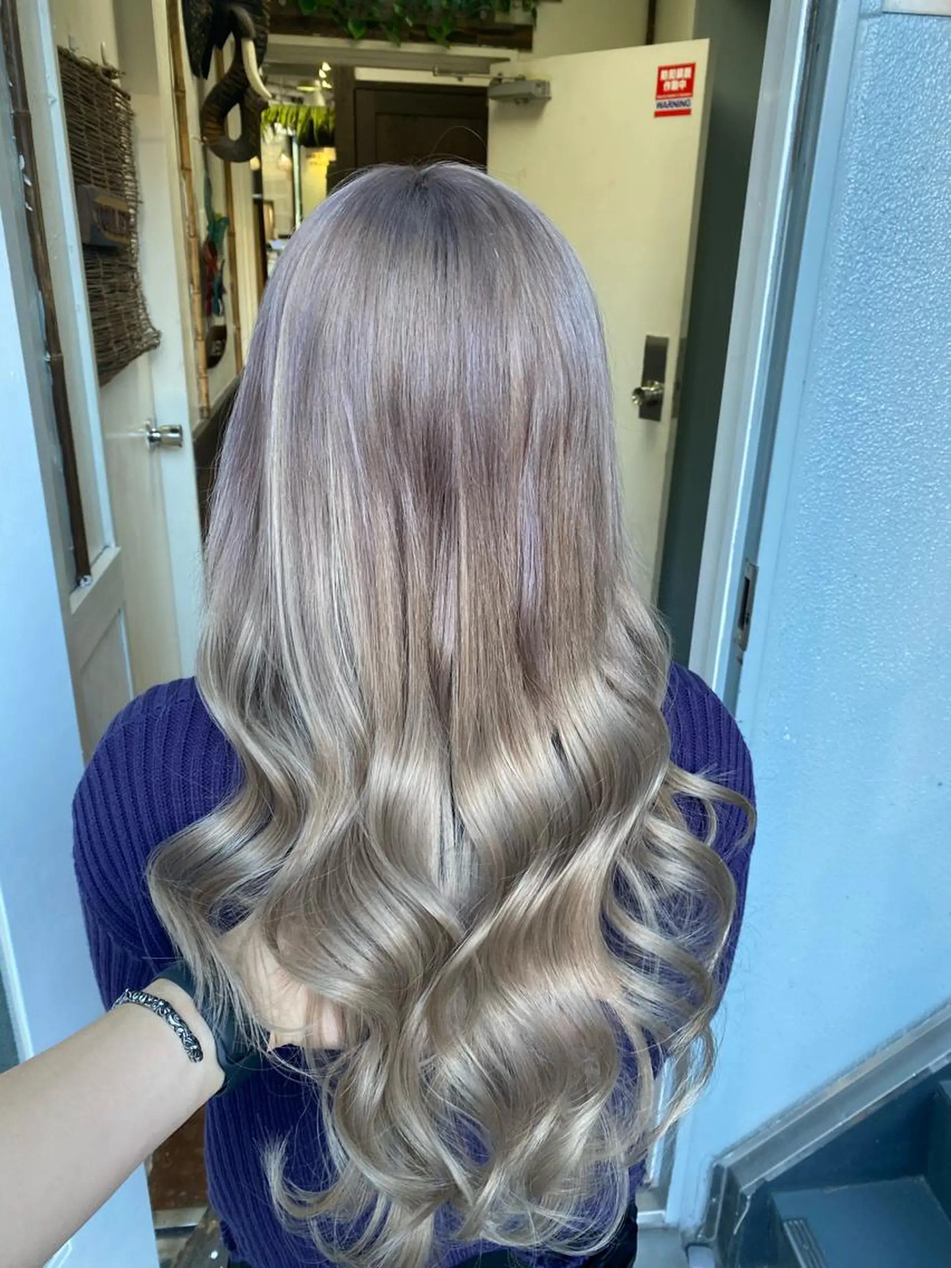 ロング カラー ケアブリーチ/ 髪質改善/垣尾颯大のヘアスタイル