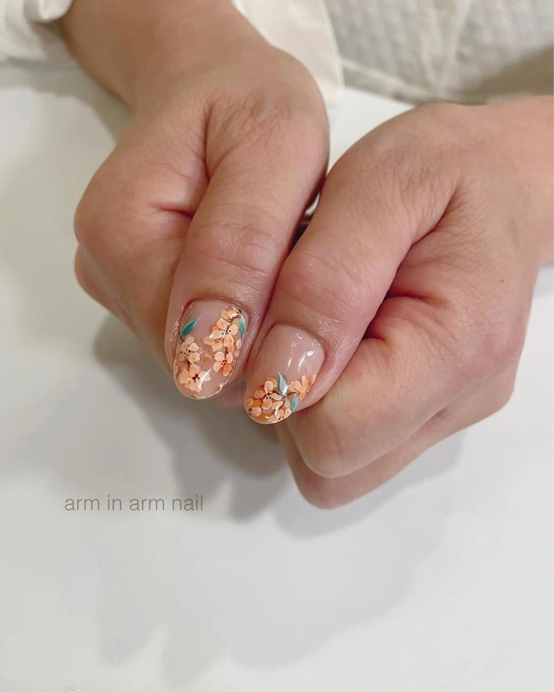 ネイル arm in arm ︎✿Yamamotoのマツエク・マツパデザイン