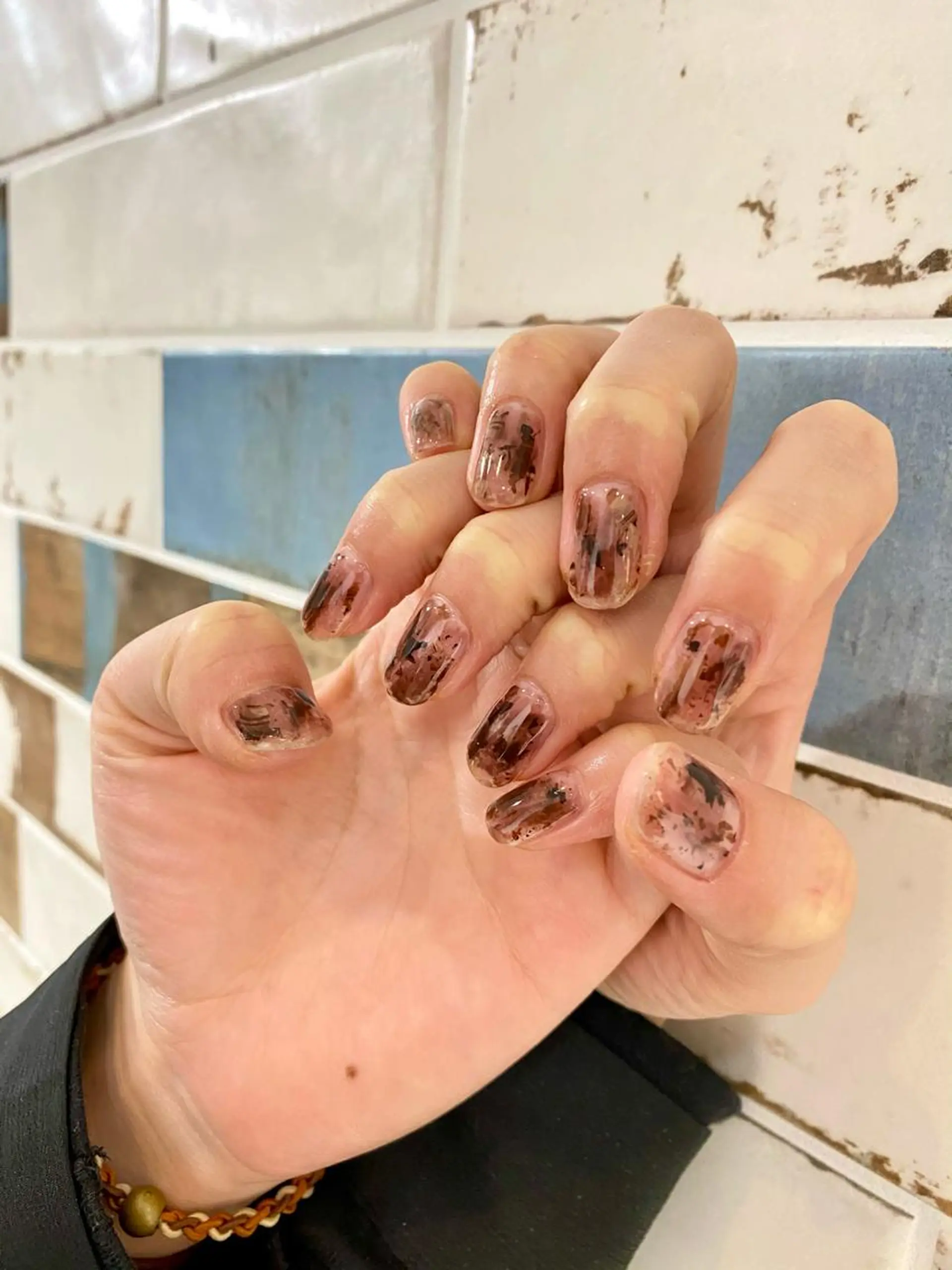 ネイル クリアネイル ニュアンスネイル ハンドネイル フジタ エリカのネイルデザイン