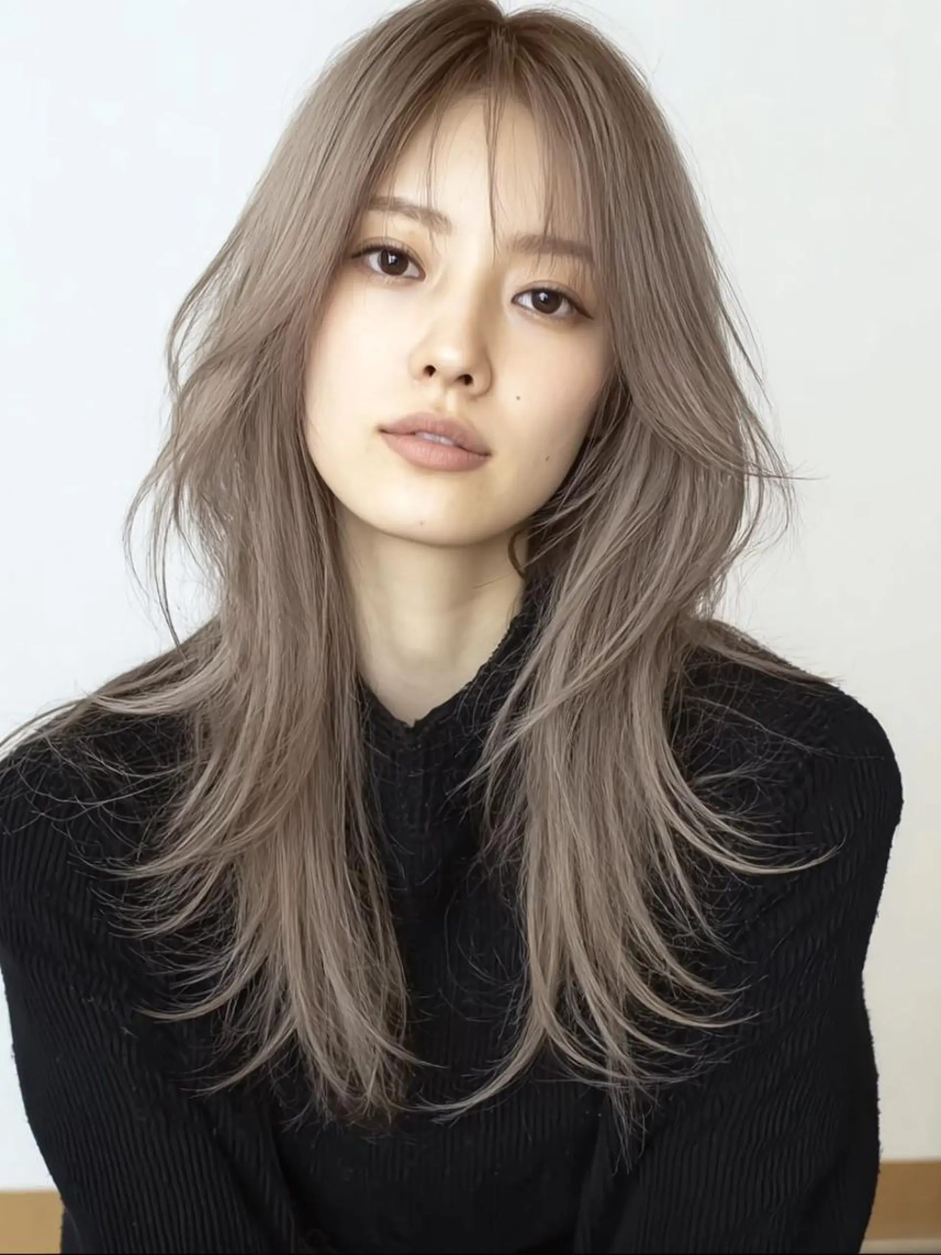 ロング ヘアカラー ❄️透明感カラー❄️ メンズ✂️TOWAのヘアスタイル