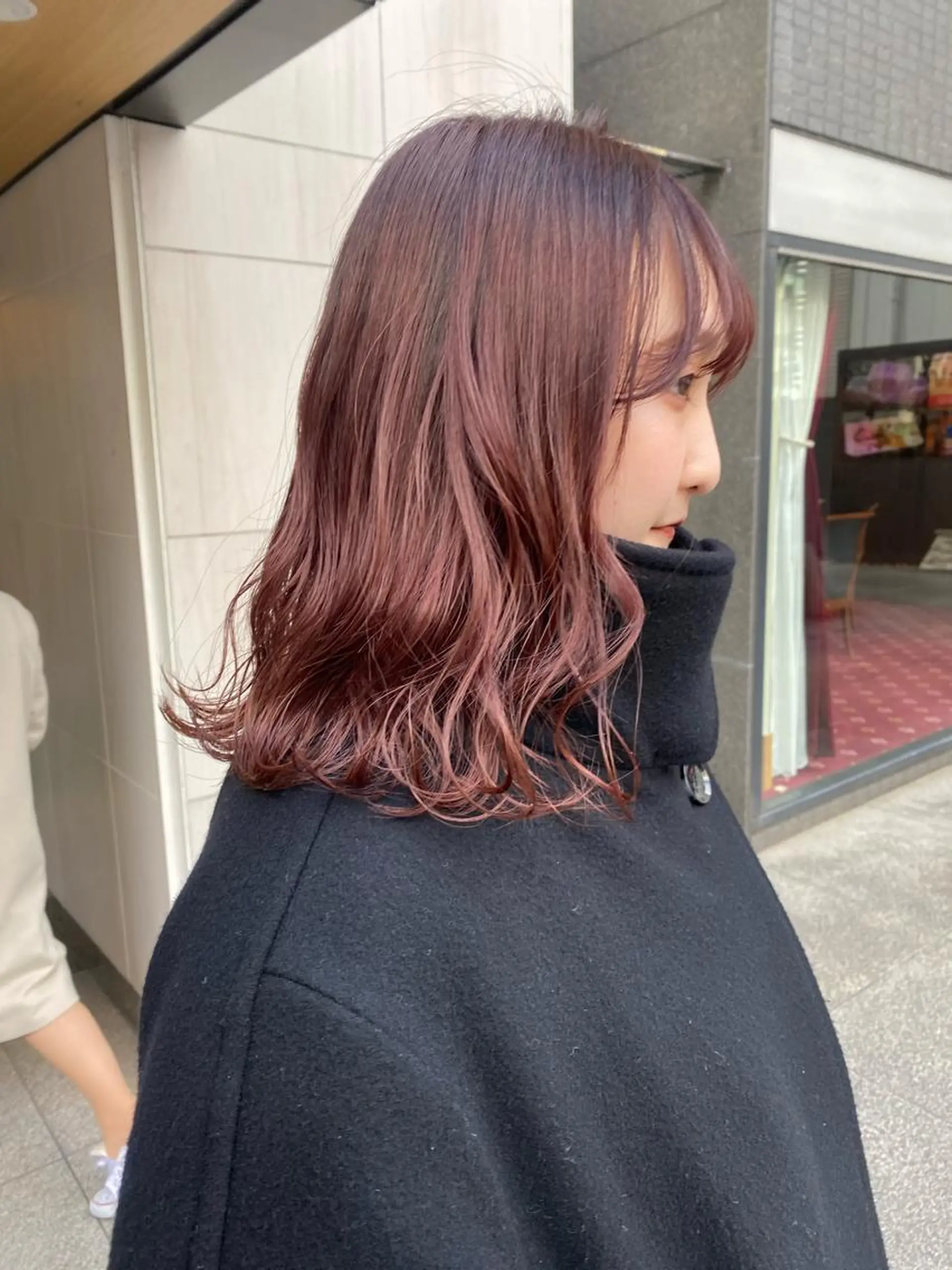 ミディアム カラー カット ヘアカラー トリートメント ハル🌸柔色/ ブリーチなし/艶髪のヘアスタイル