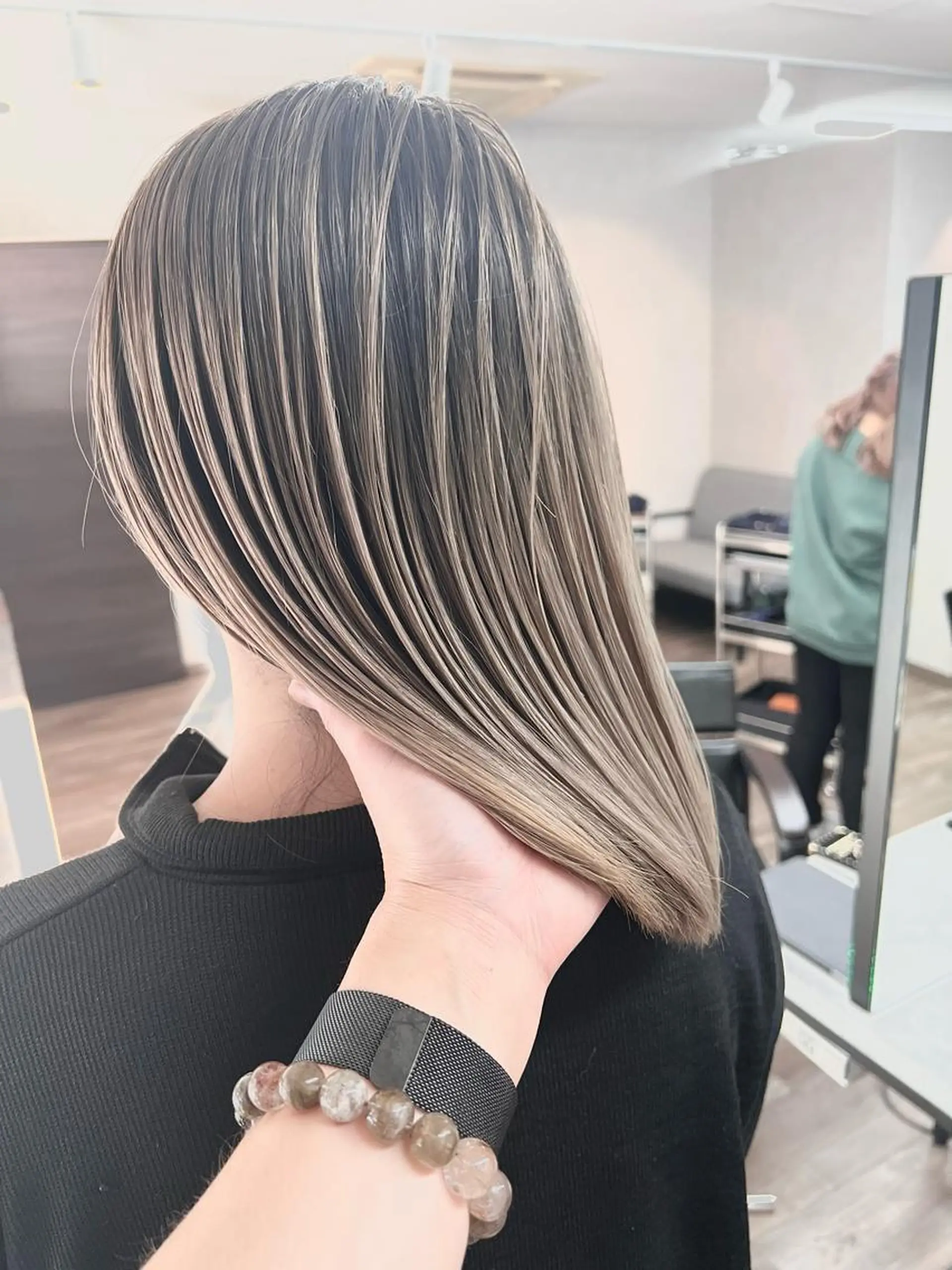 ミディアム カラー バレイヤージュ レイヤーカット ⭐️メンズ/ショート りゅうしんのヘアスタイル