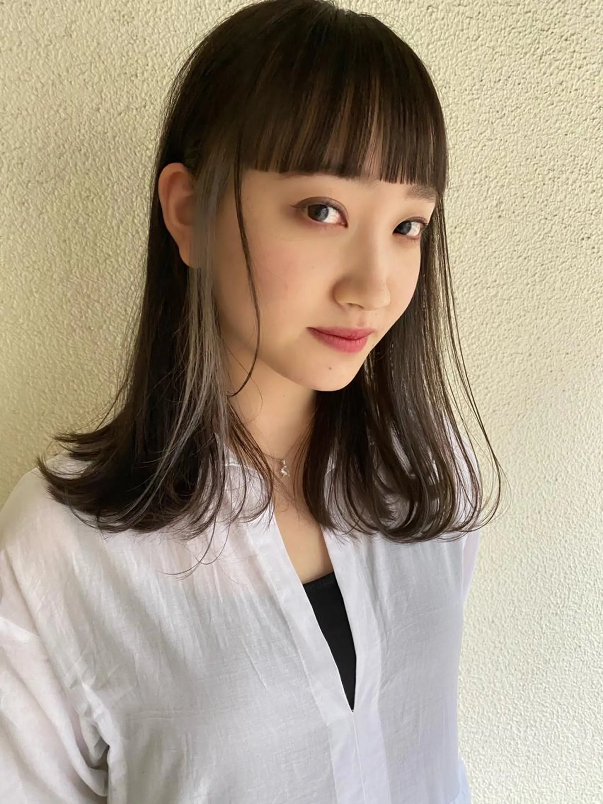 セミロング カラー Pia ツボイ ケイタのヘアスタイル