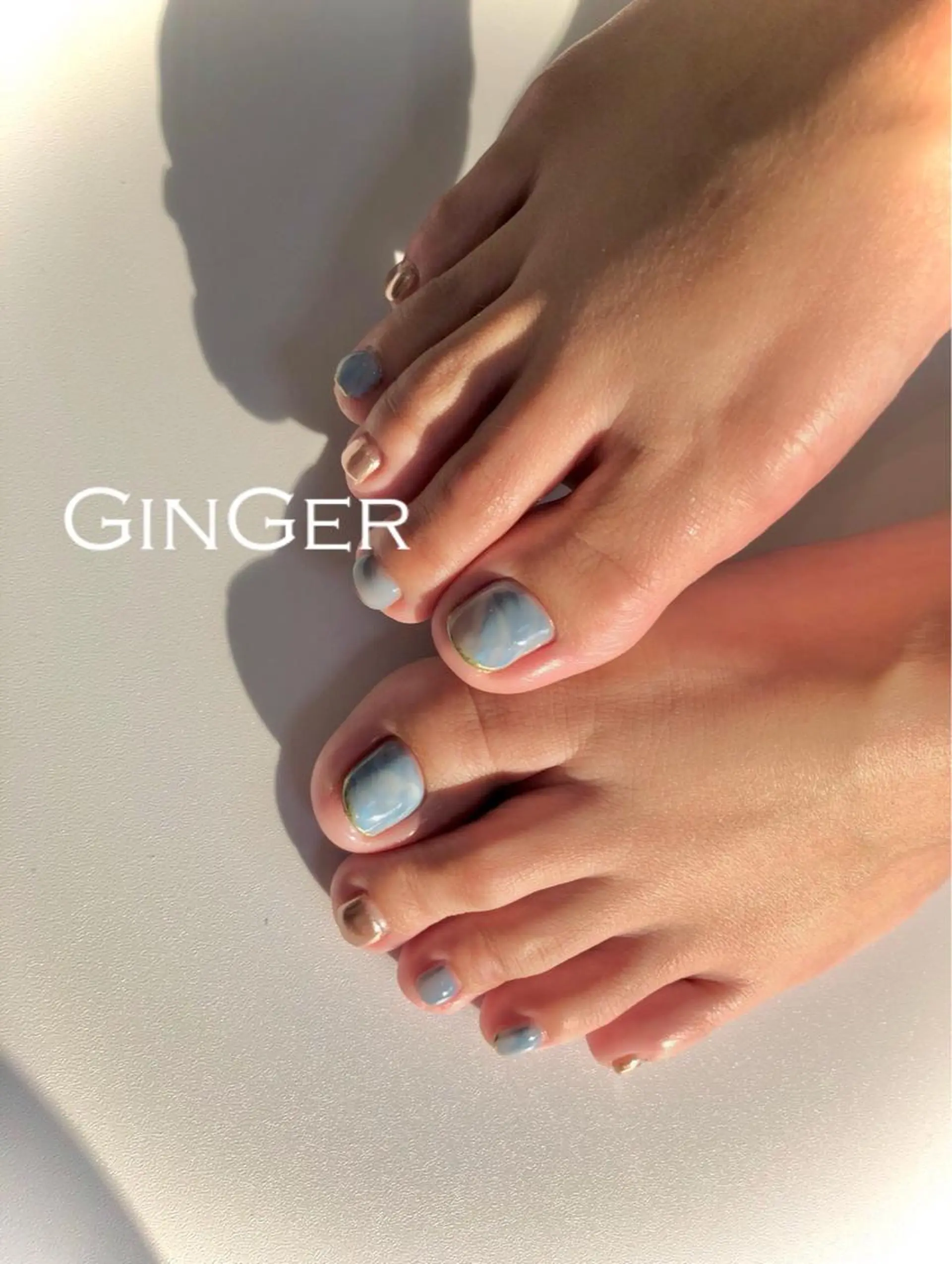 ネイル フットネイル ginger nail&spaのネイルデザイン
