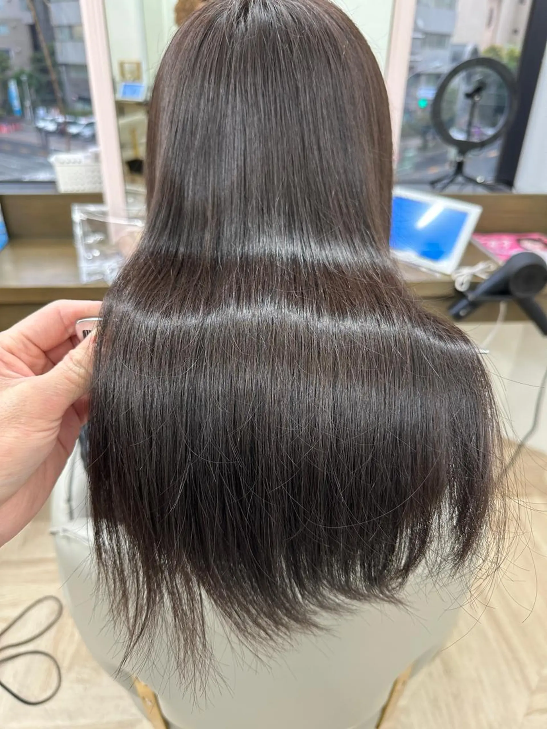 ロング カラー ✨️美髪矯正×似合わ せ艶カラー✨藤田透のヘアスタイル