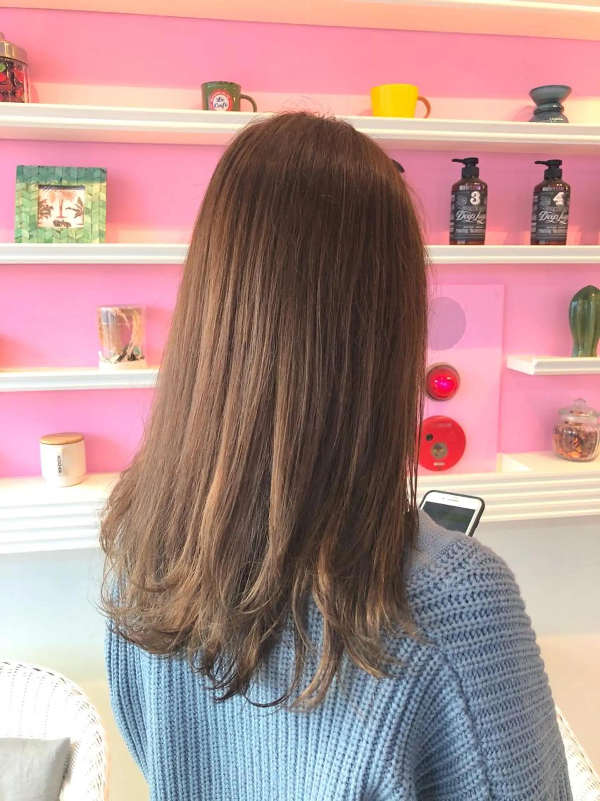 ロング カラー ヘアカラー トリートメント 💜 MINORI💜のヘアスタイル