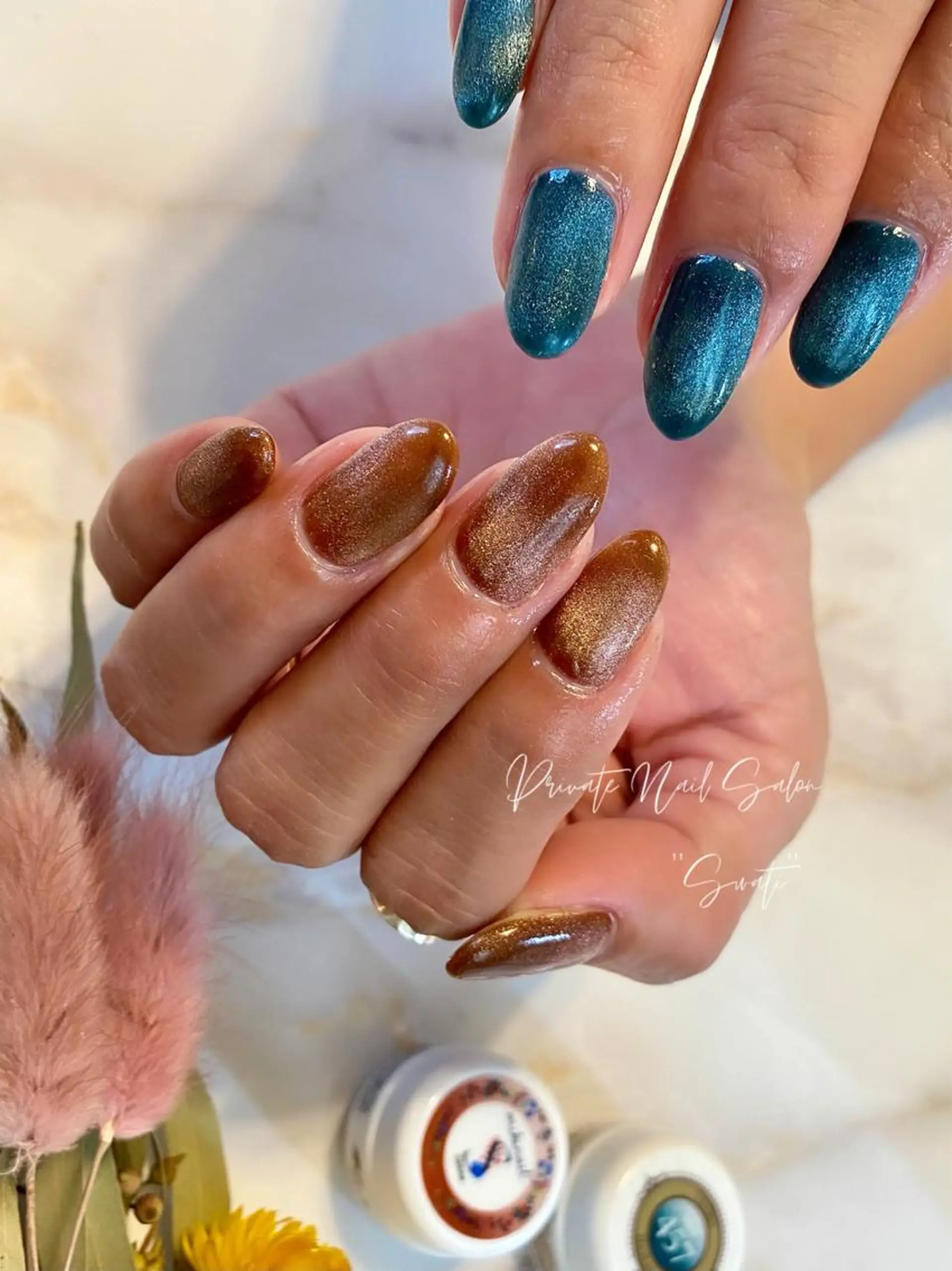 ネイル アートネイル オフィスネイル 冬ネイル yuko （ネイリスト）のネイルデザイン