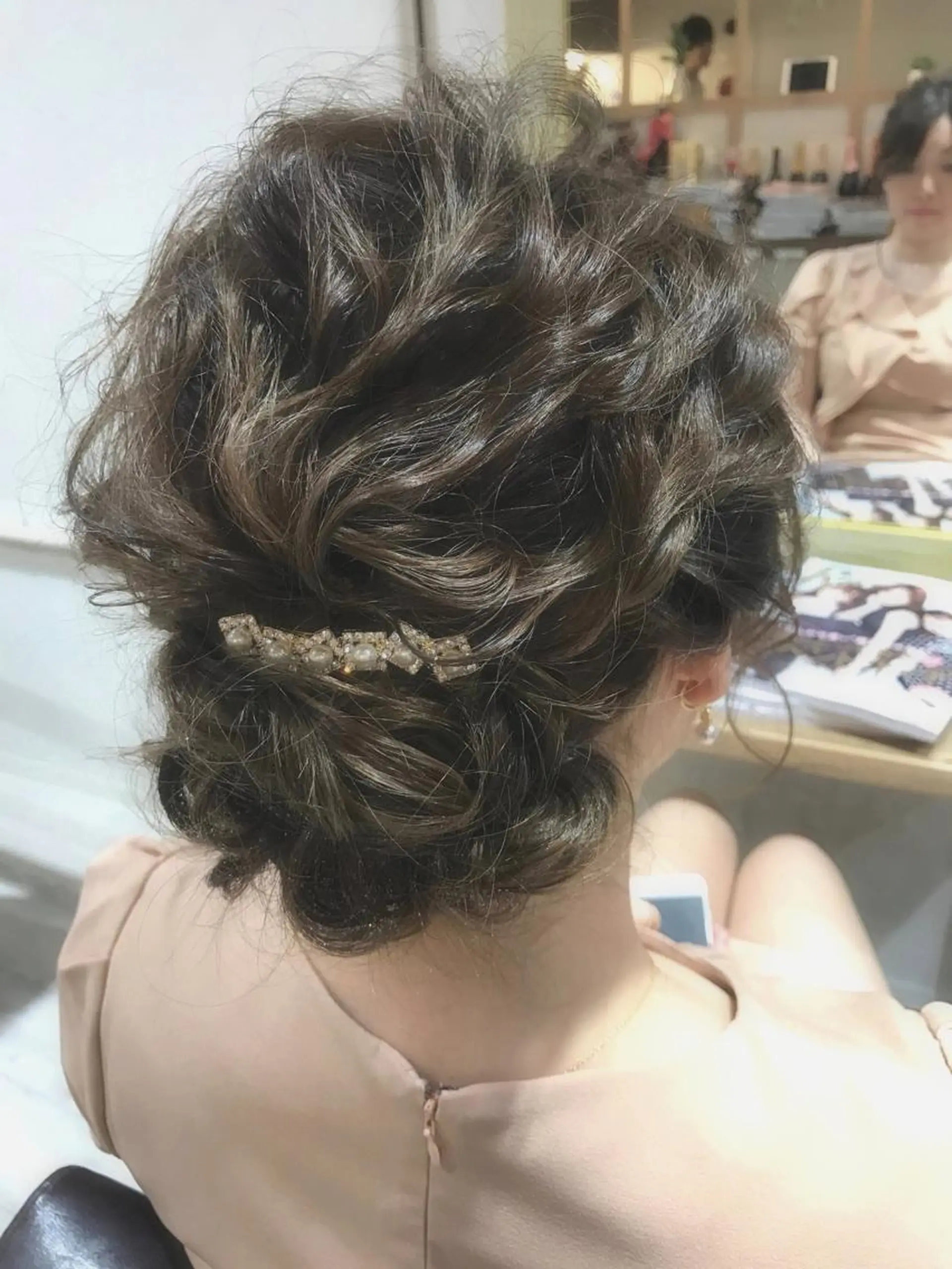 ミディアム セミロング ロング カラー パーマ ヘアアレンジ 縮毛矯正/美髪 髪質改善/石田幸輔のヘアスタイル