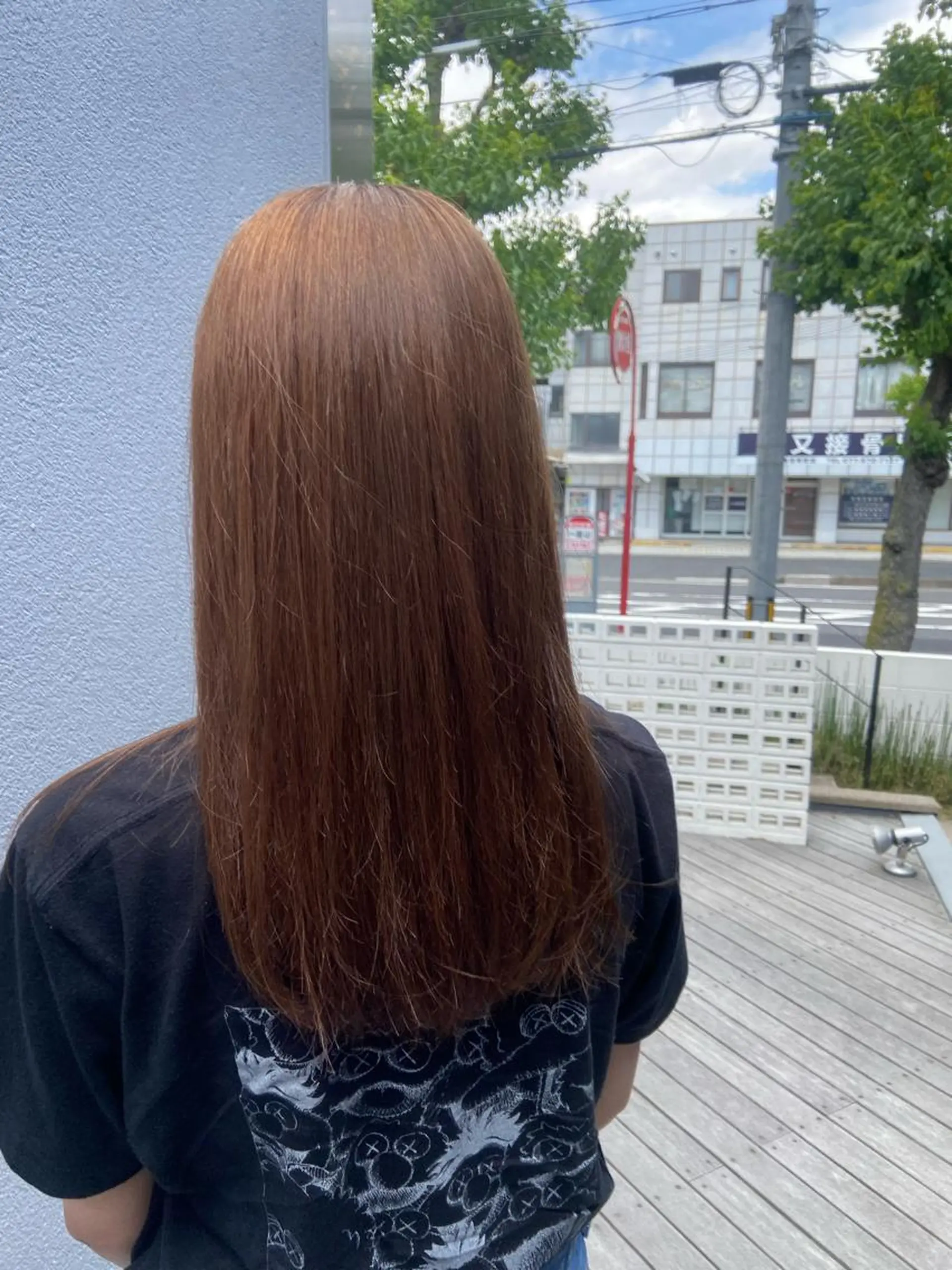 セミロング 久田 知奈梨のヘアスタイル