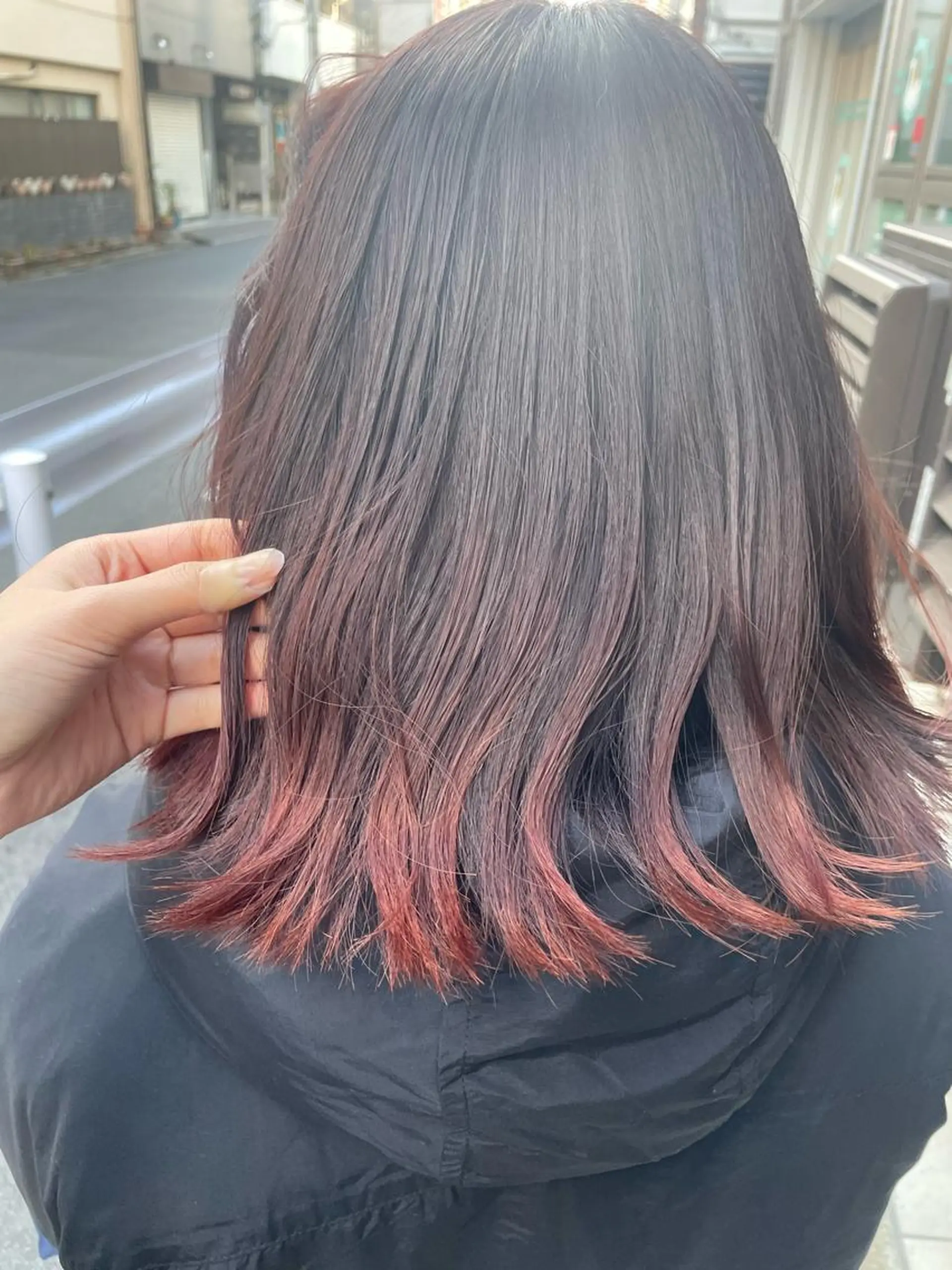ミディアム カラー 韓国×網紅ヘア 🤍りん🤍のヘアスタイル