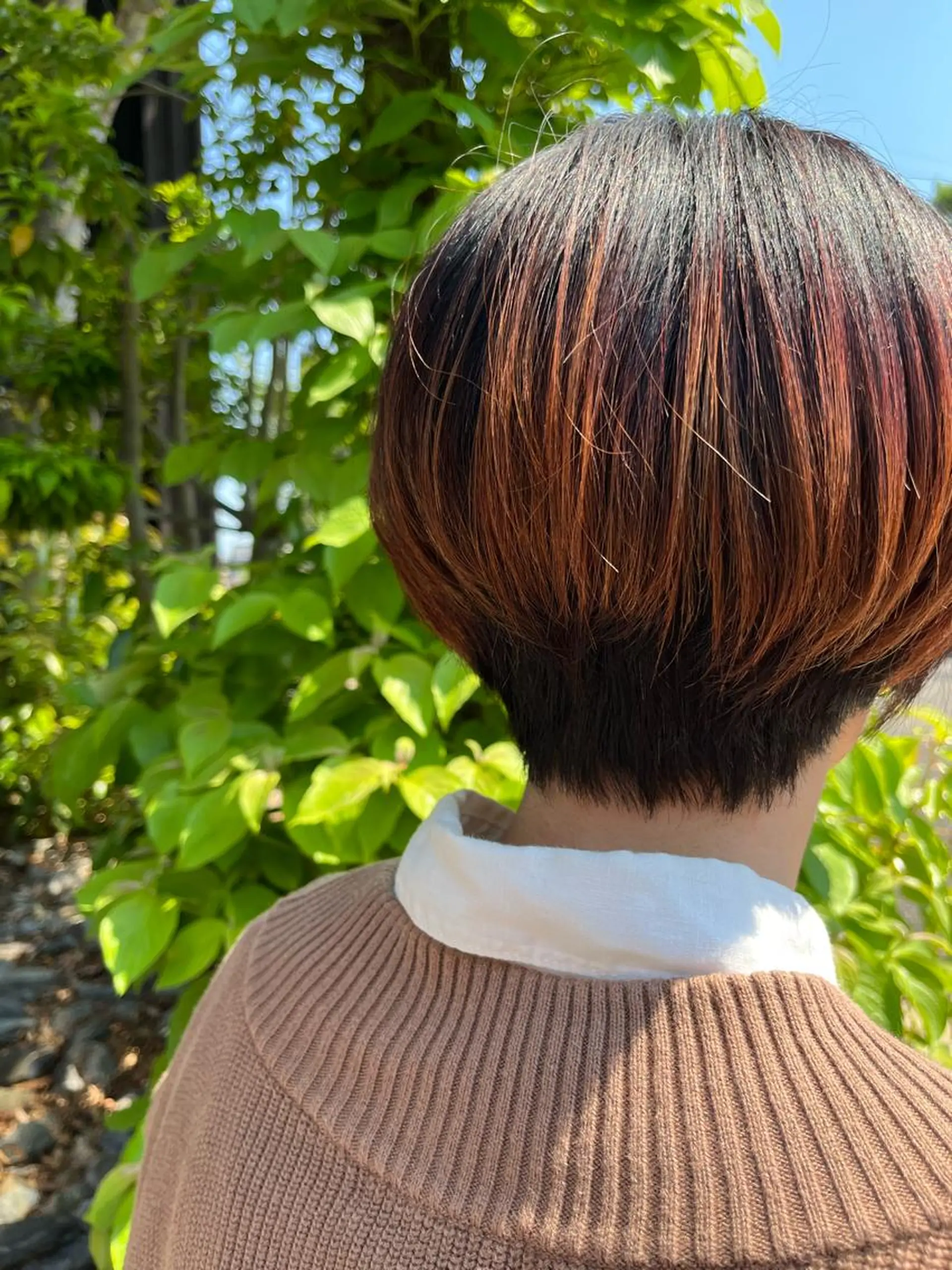 ショート カラー ウスイマイコ カット/ケアカラーのヘアスタイル