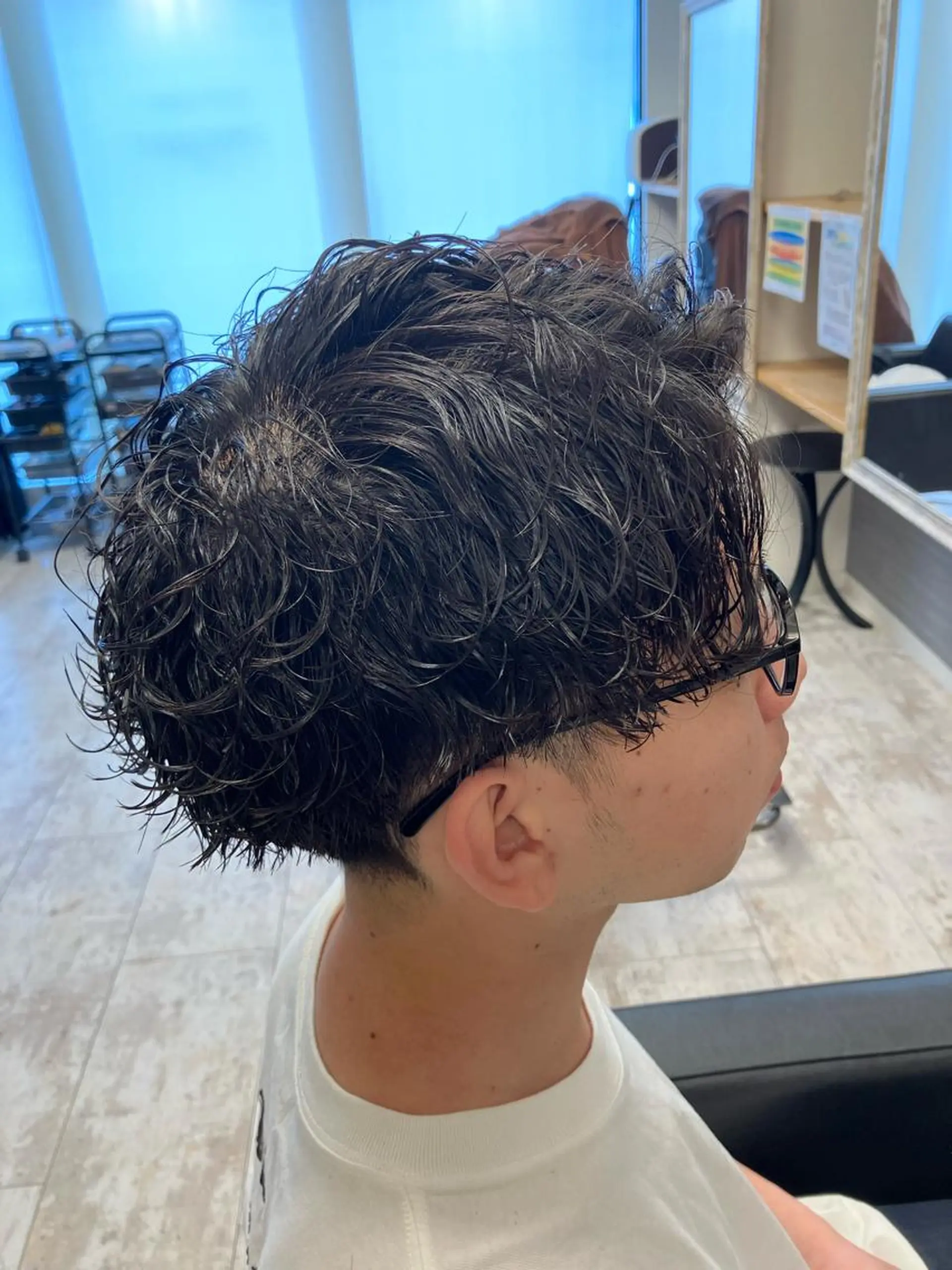 パーマ メンズ カット パーマ メンズ特化/パーマ/ フェードWATARUのヘアスタイル