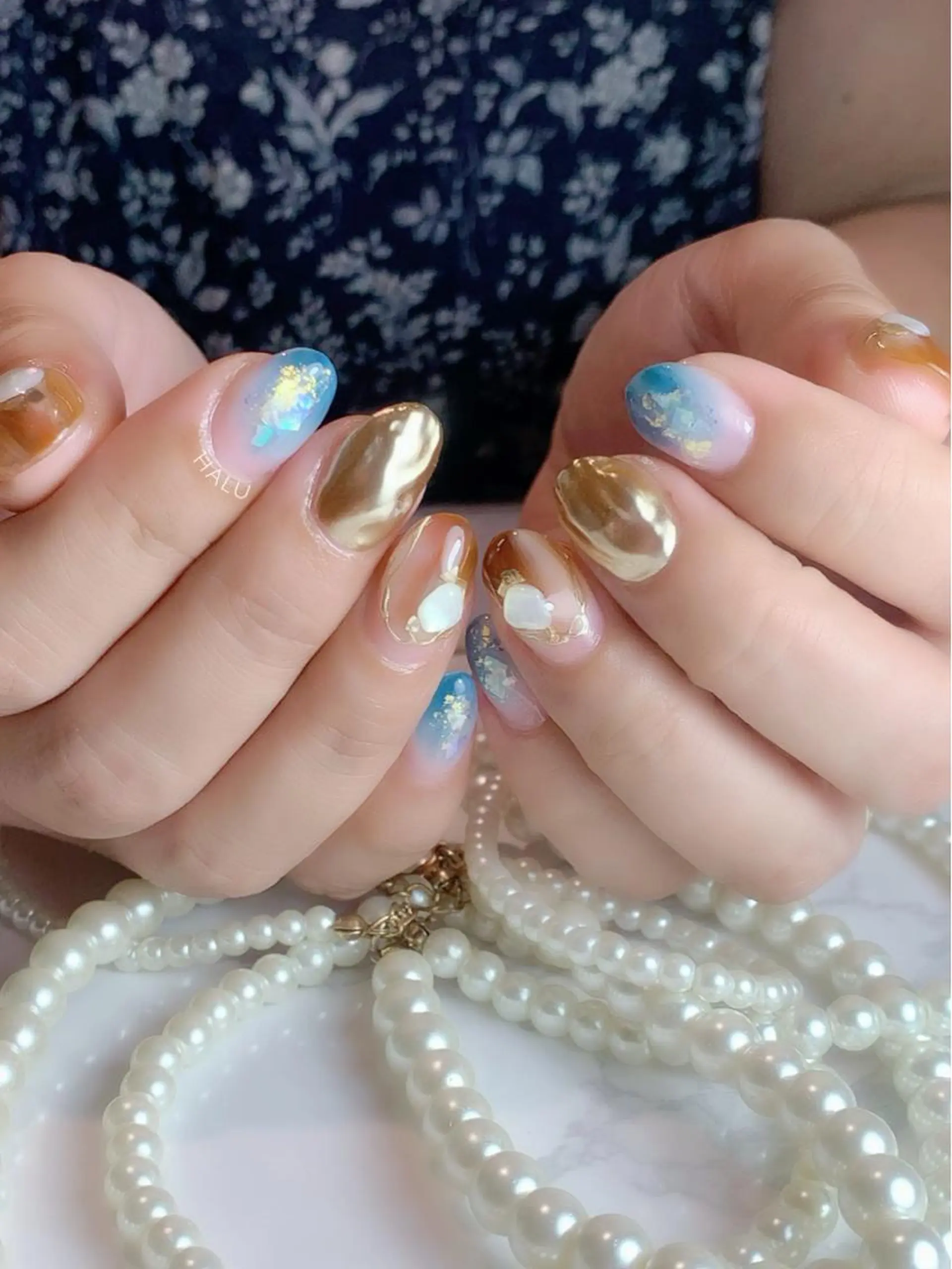 ネイル ニュアンスネイル HALU ハルのネイルデザイン