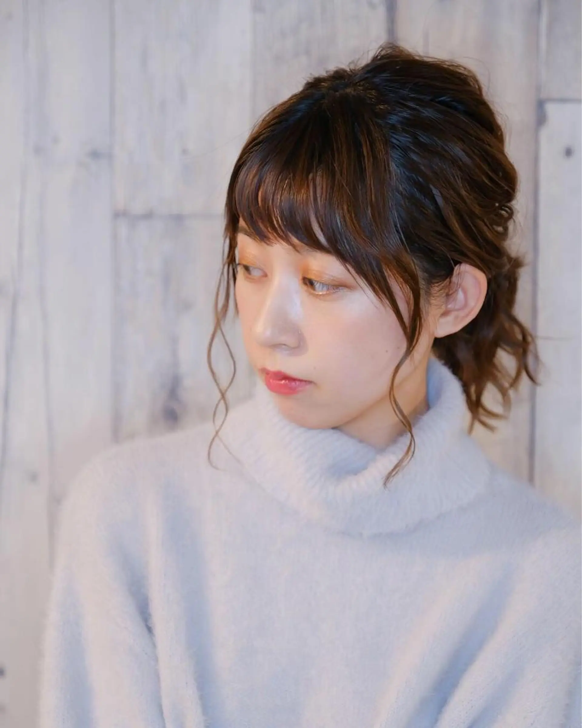 ミディアム カラー パーマ ヘアアレンジ 簡単アレンジ カット ヘアカラー トリートメント 長嶋 晃佑のヘアスタイル