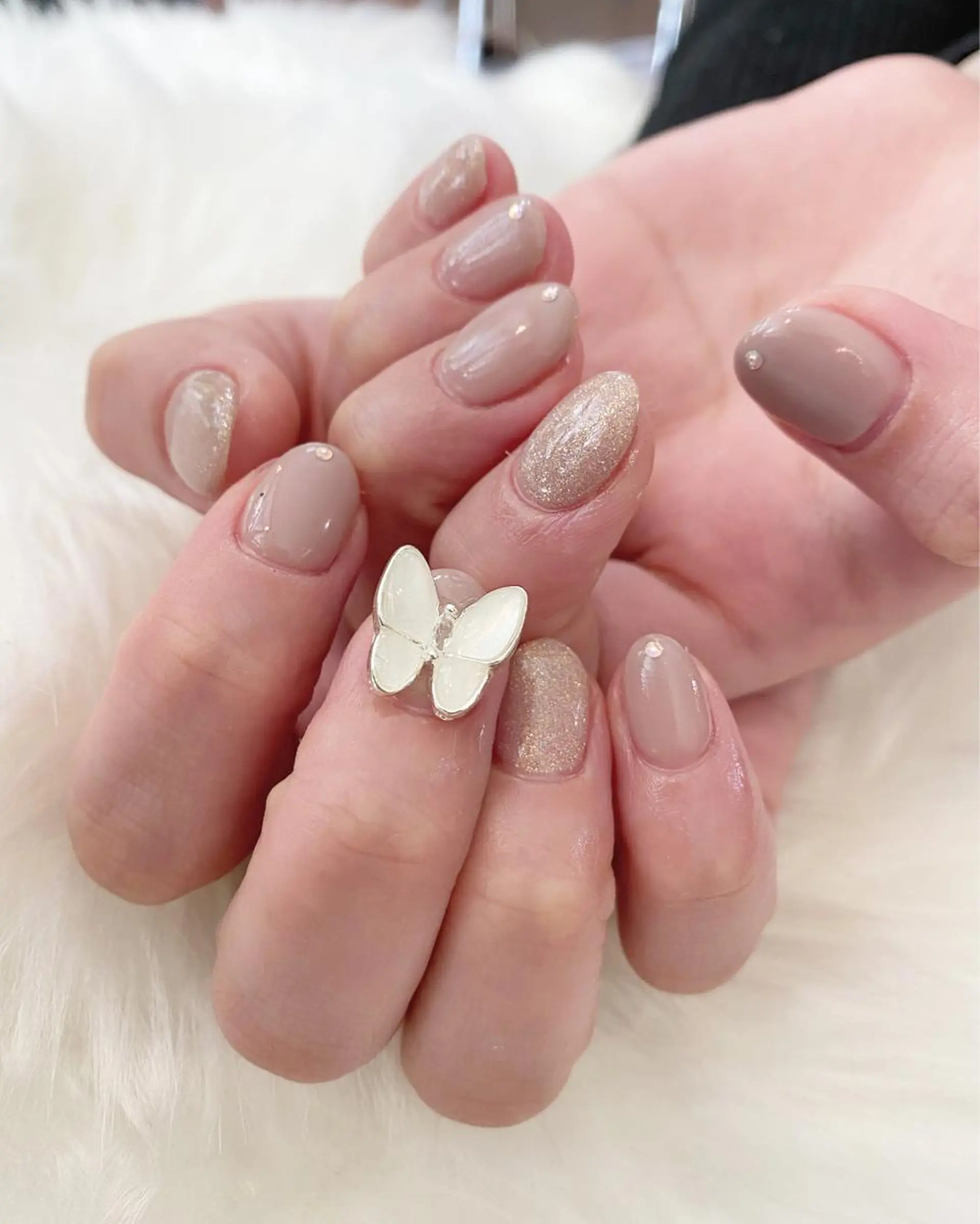 ネイル ハンドネイル crystal ⭐︎ colorのネイルデザイン