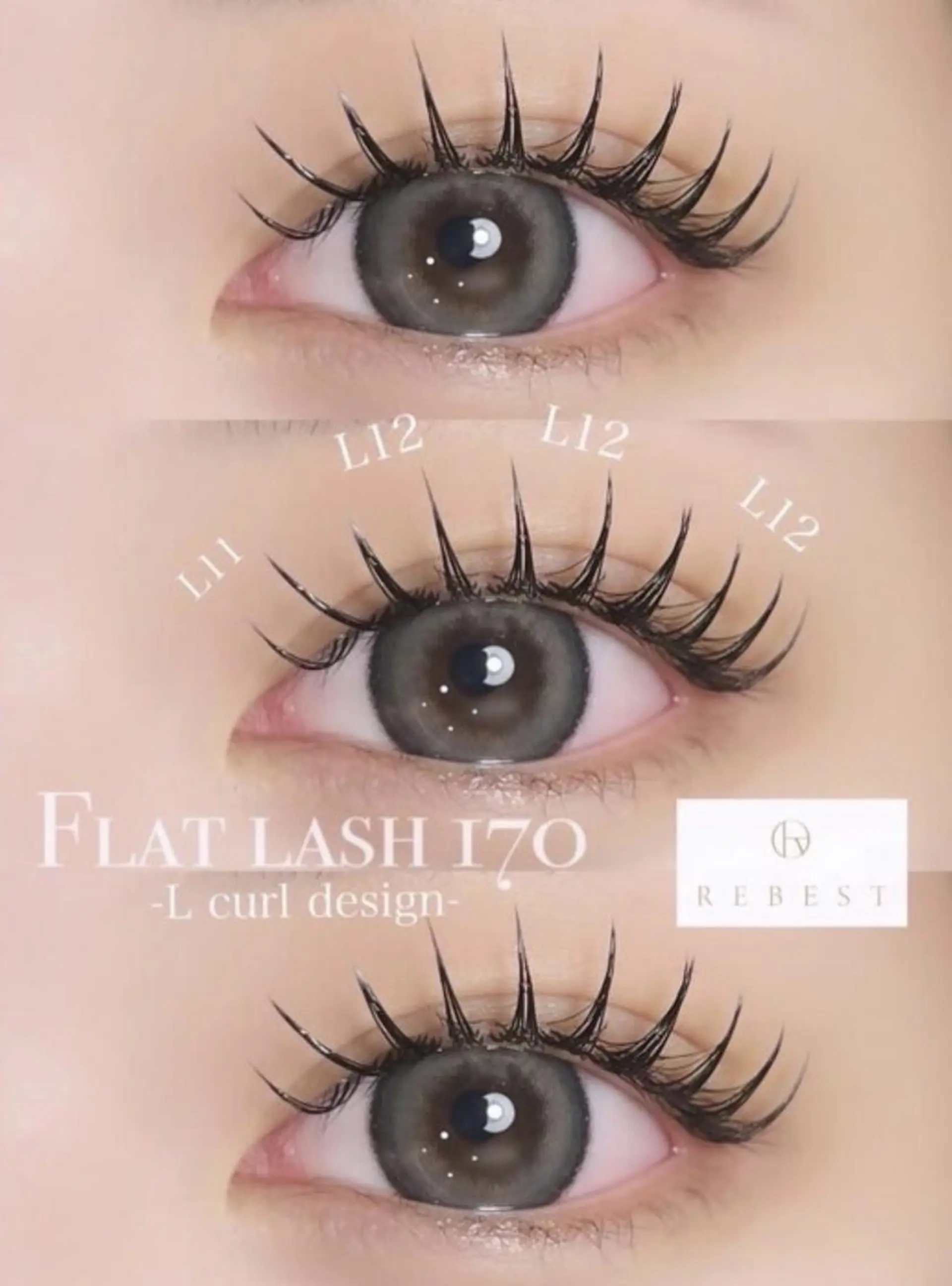 マツエク・マツパ REBEST eye👁のマツエク・マツパデザイン