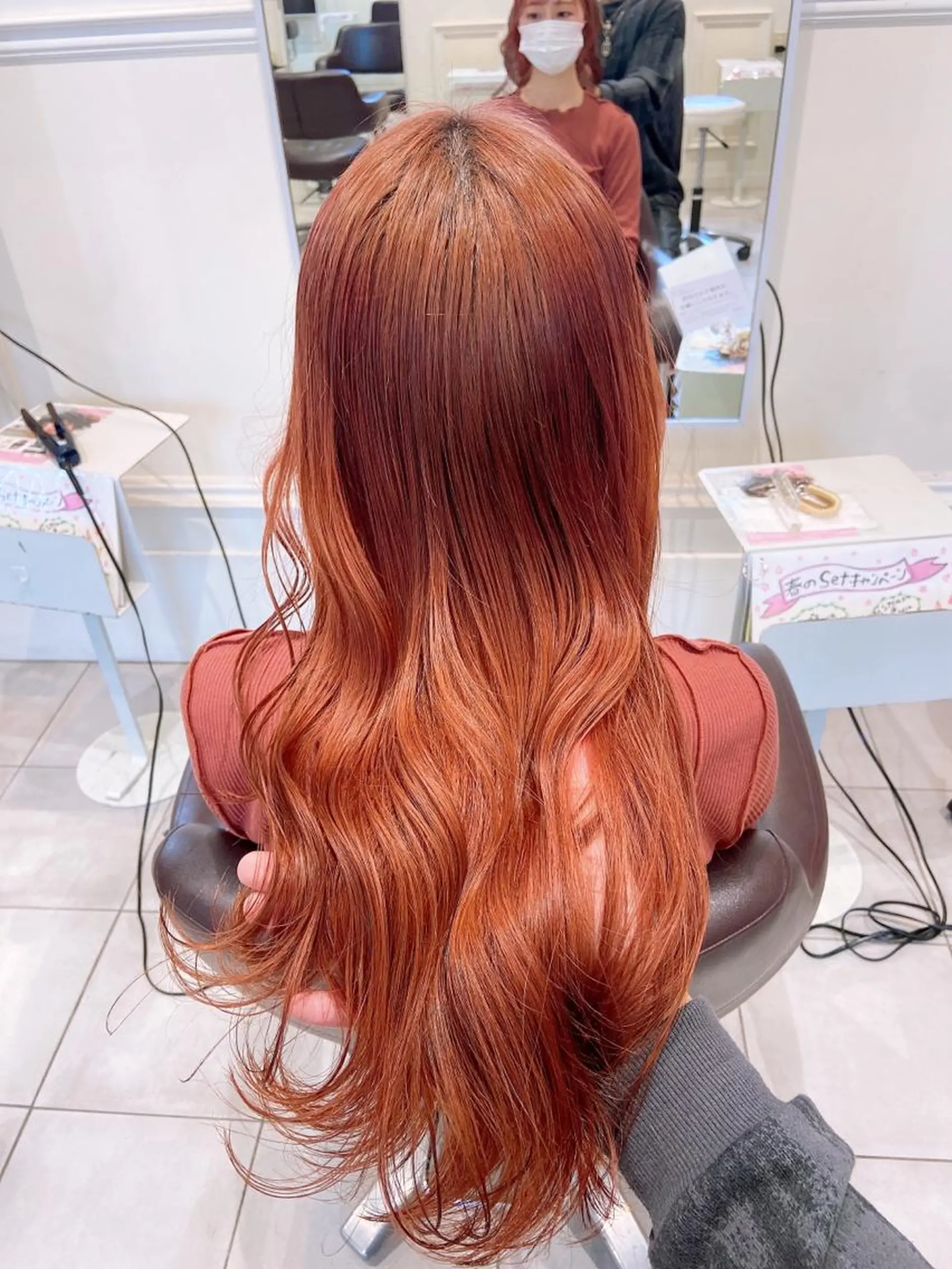 ロング カラー アクアカラー ダブルカラー グラデーションカラー ハイライトカラー イルミナカラー ヘアカラー 韓国/色気/レイヤー /AVANCE天王寺のヘアスタイル