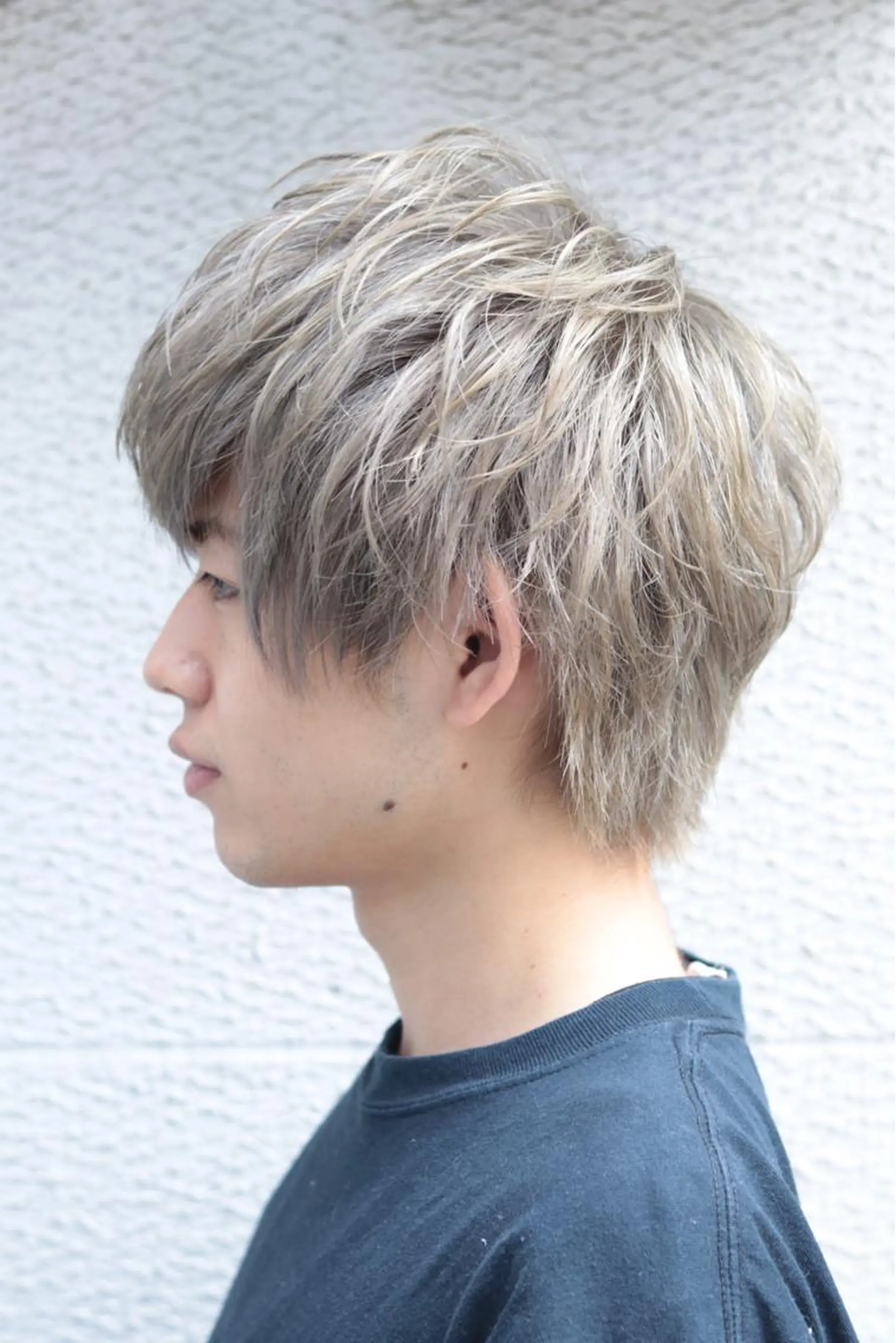 メンズ メンズブリーチ ヘアカラー メンズパーマヒロ トのヘアスタイル