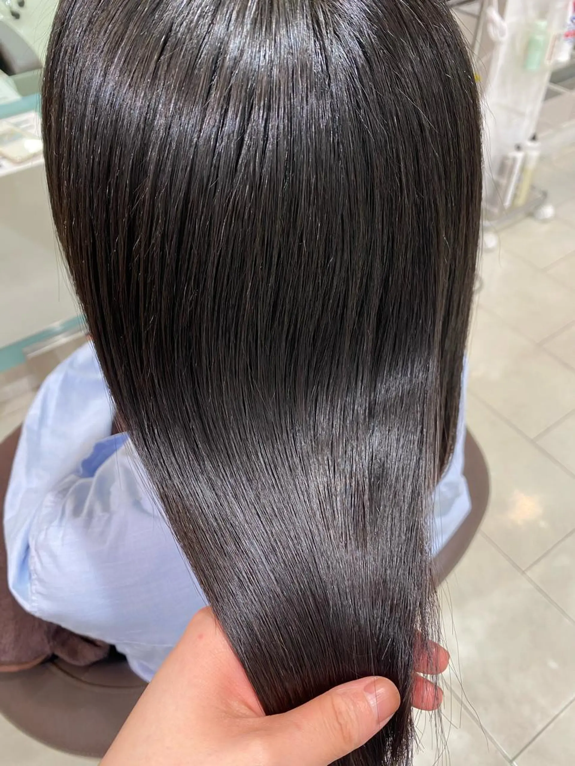 ロング 縮毛矯正 N°+aero 😊れいか😊のヘアスタイル