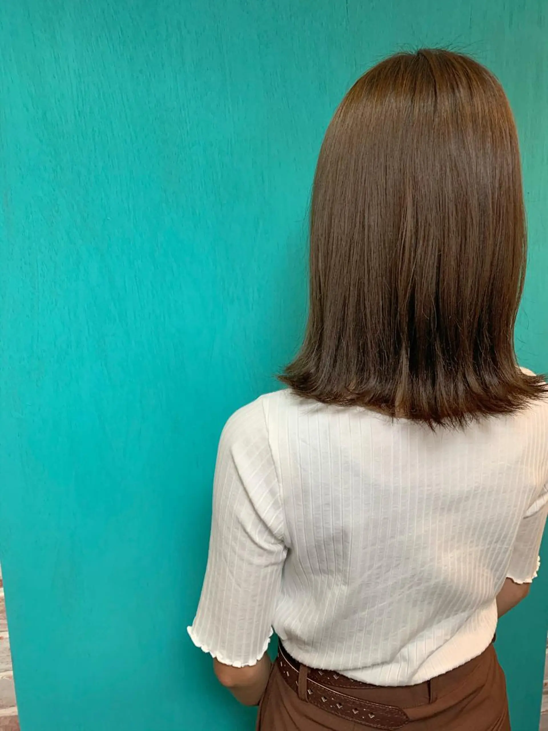 ミディアム ヘアカラー 【髪質改善特化】 新宿/縮毛矯正/セラのヘアスタイル