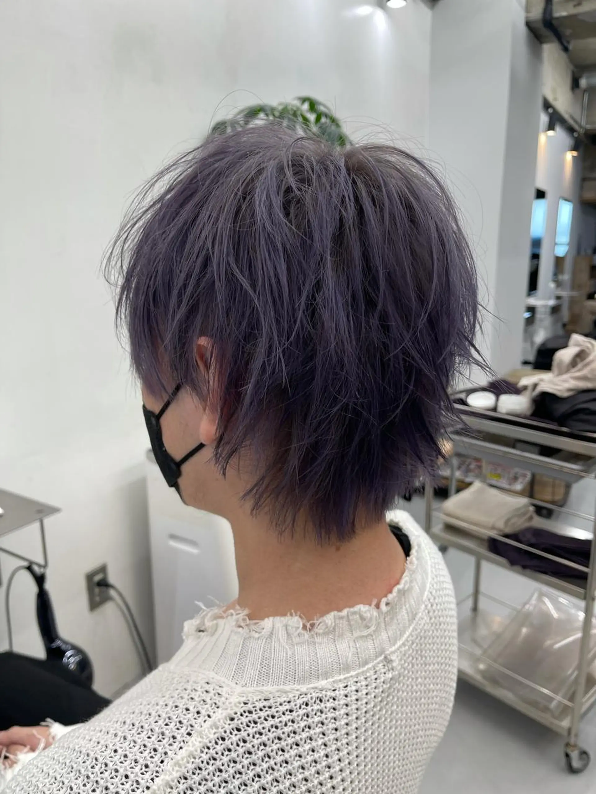 カラー メンズ ダブルカラー カット ヘアカラー 森本裕/オーナー/ スパイラルパーマのヘアスタイル