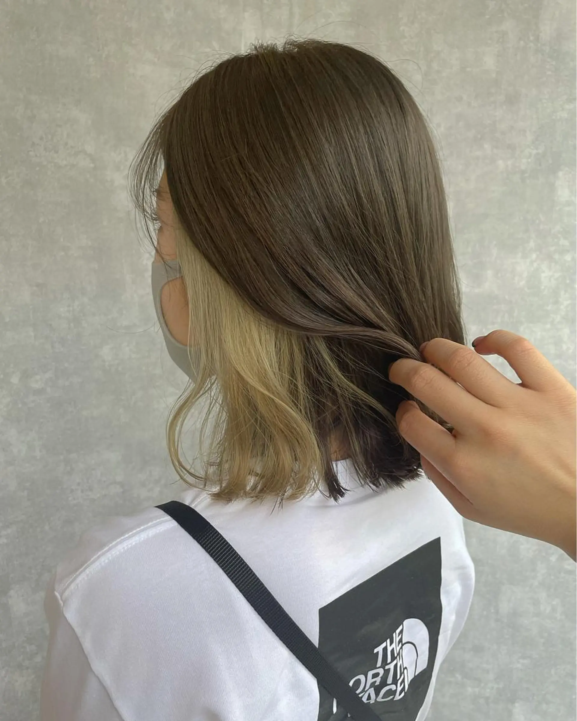 ミディアム カラー カット ヘアカラー トリートメント 【完全個室】髪質改善 暖色カラー/山崎唯奈のヘアスタイル