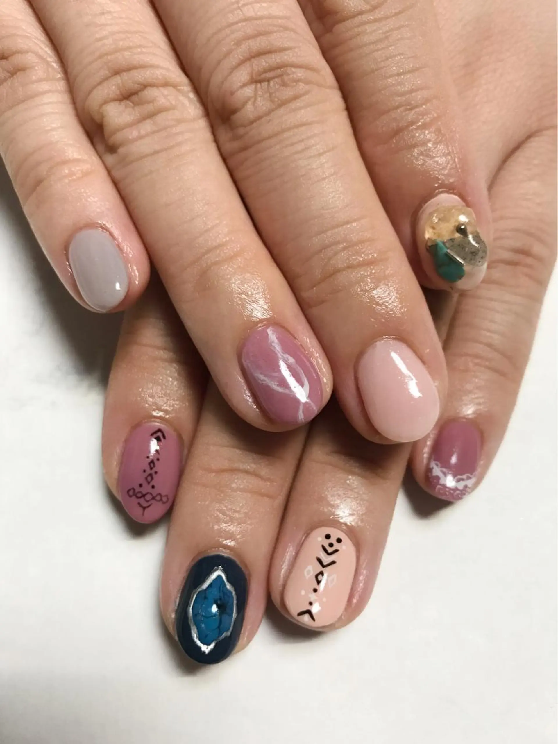 ネイル nail salon en familleのネイルデザイン