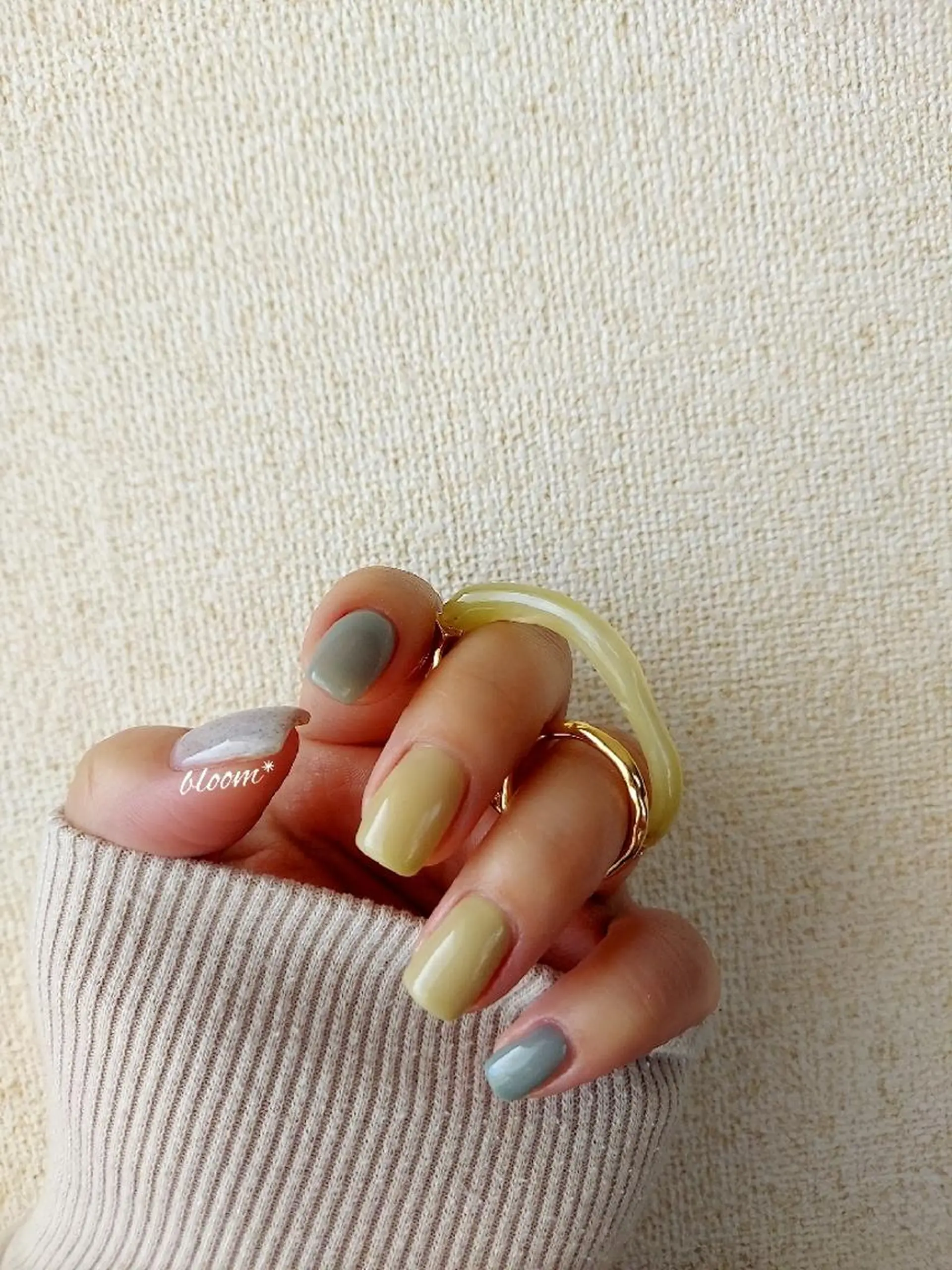 ネイル ワンカラーネイル ハンドネイル bloom *のネイルデザイン