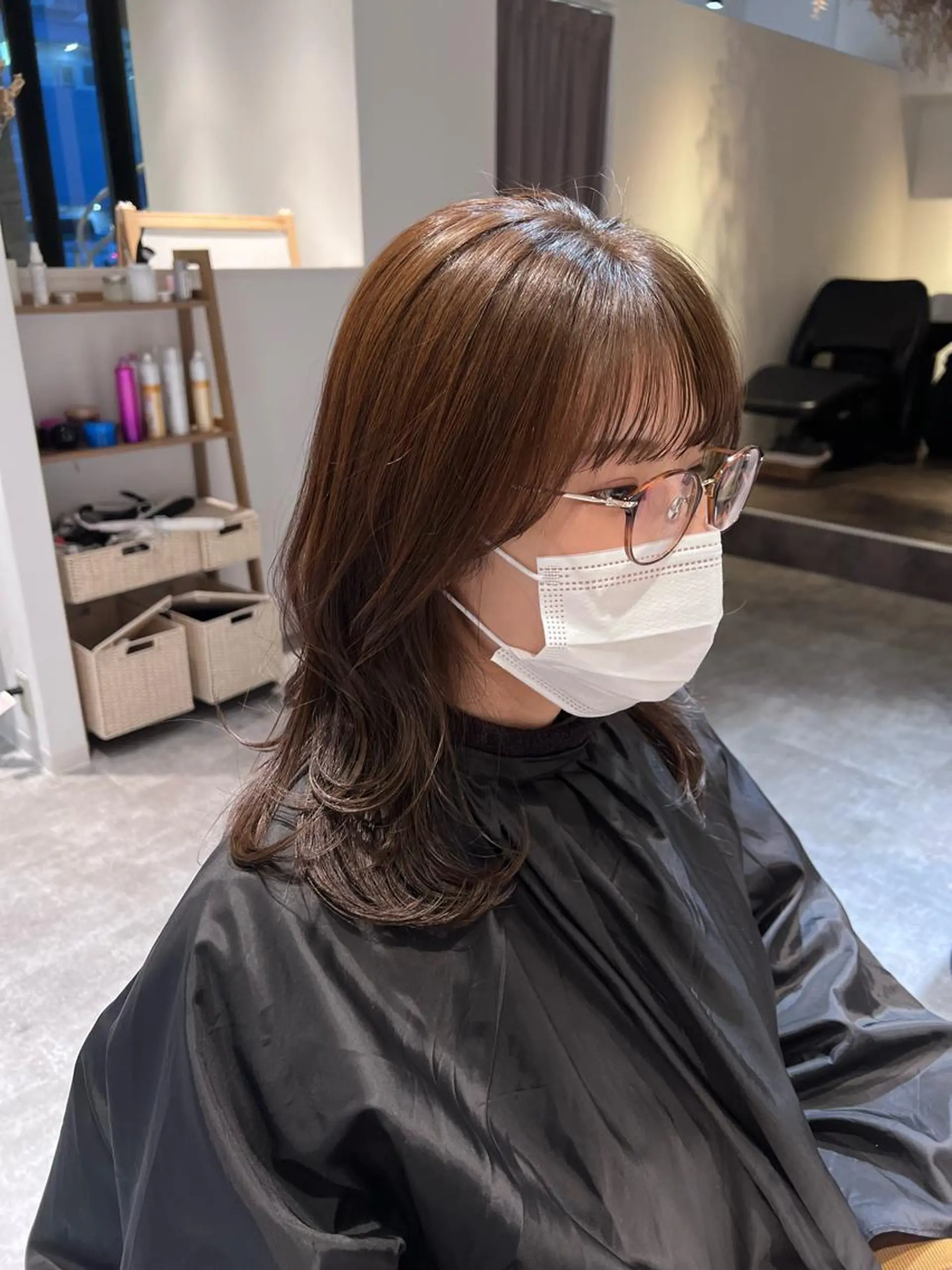 ミディアム カット ヘアカラー トリートメント mai 🌷のヘアスタイル