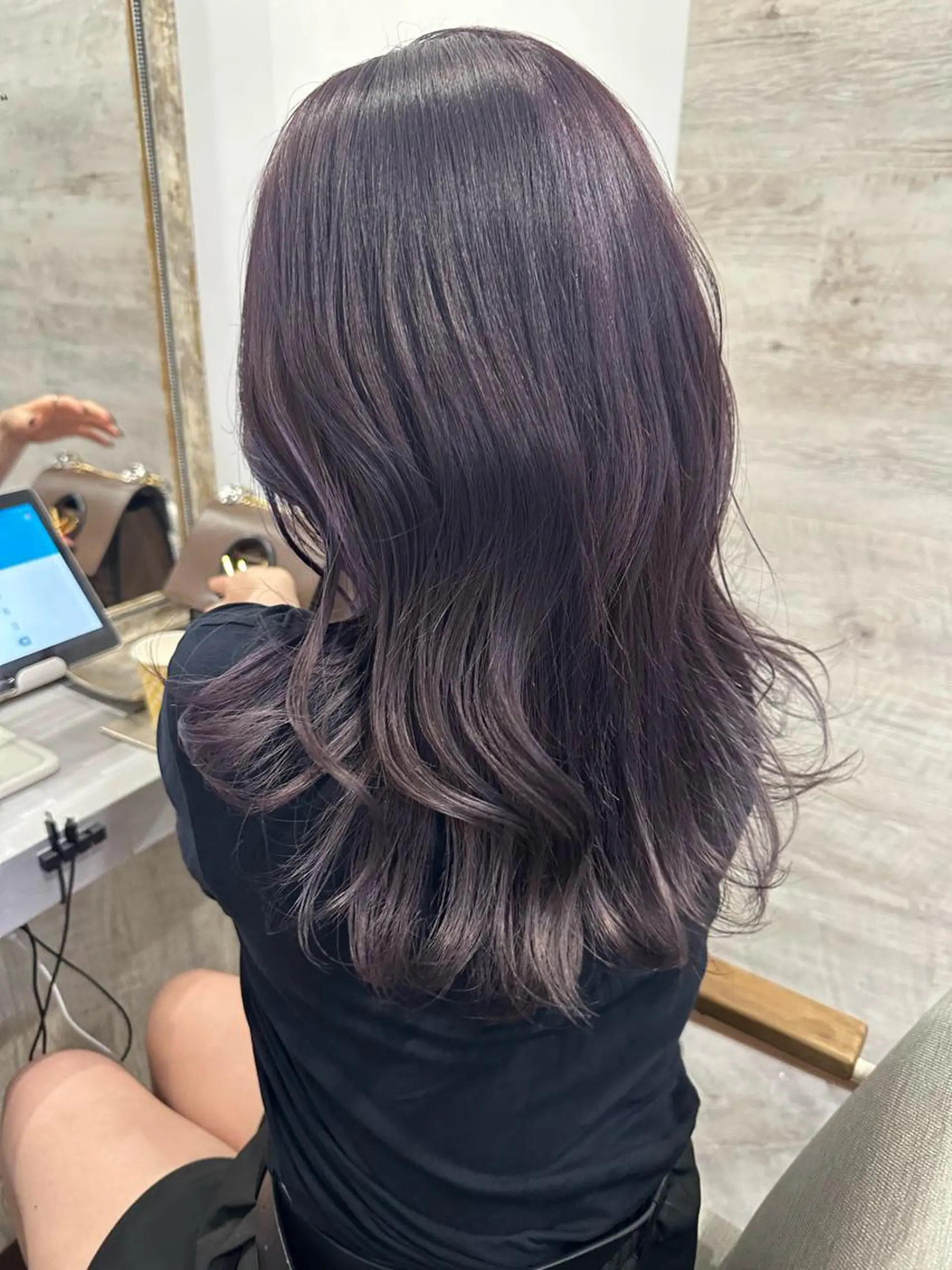 セミロング カラー ブリーチ koheiのヘアスタイル