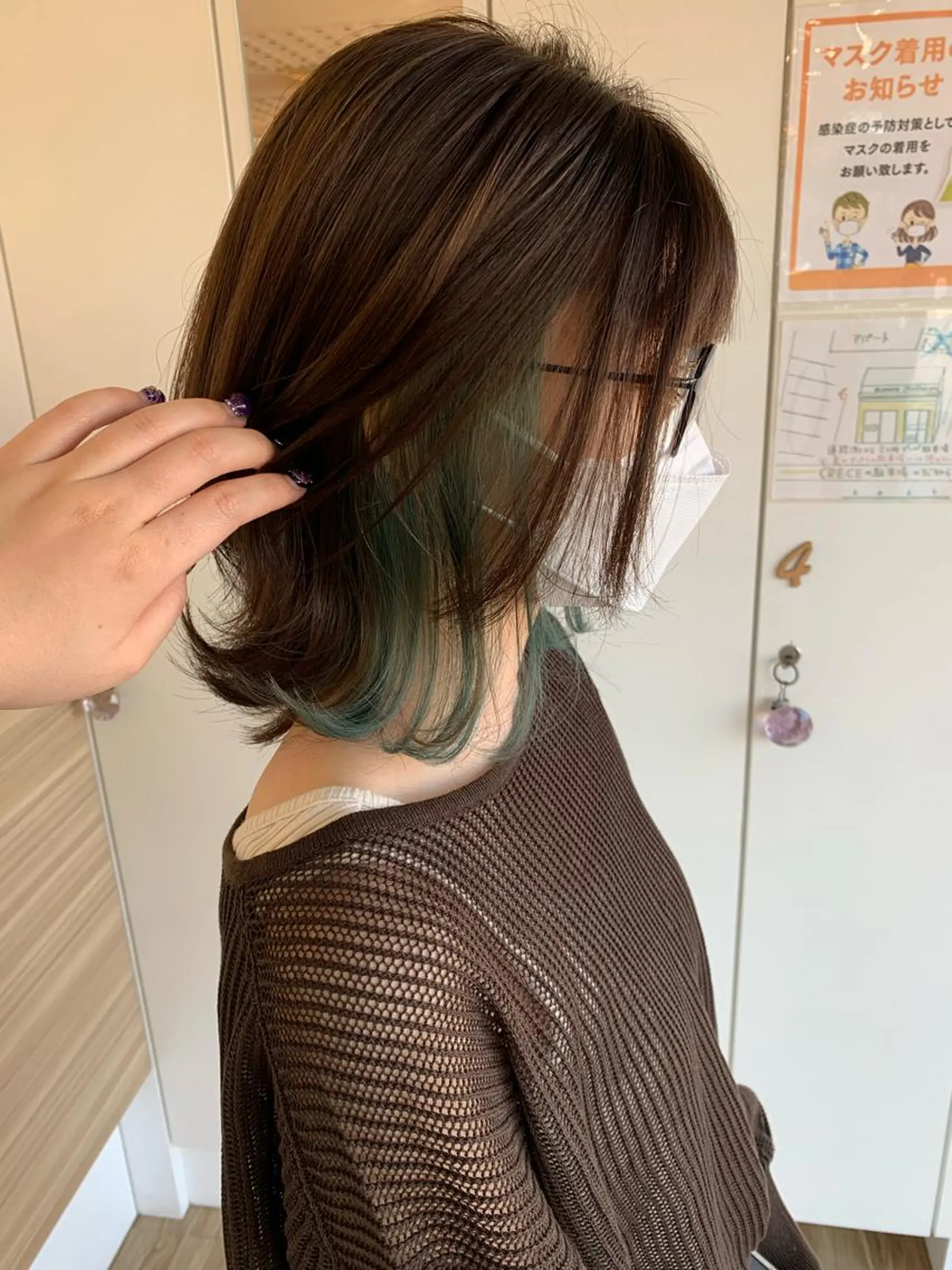 ミディアム カラー 🫧ウルフカット/ 畑中結衣🫧のヘアスタイル