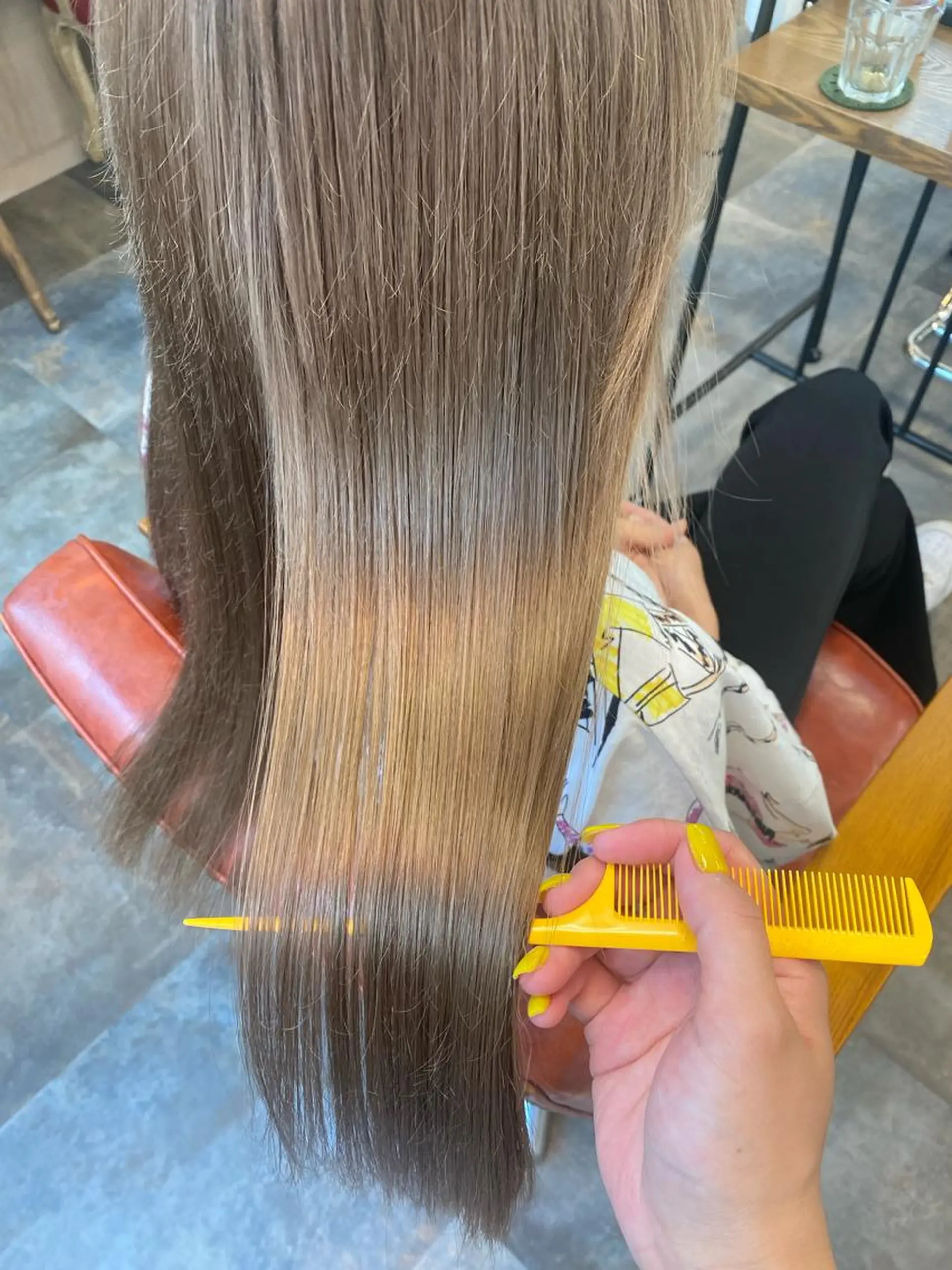 セミロング ハイトーンボブ Mizuki.のヘアスタイル