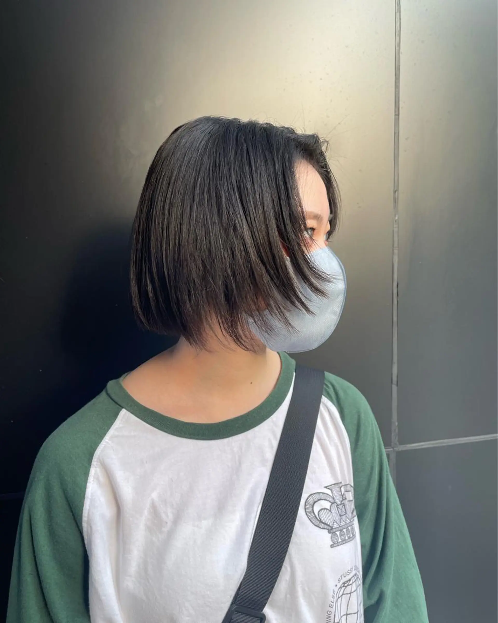 ショート 切りっぱなしボブ ボブレイヤー ボブ レイヤーカット 【柏メンズパーマ職人 】店長　KAZUMAのヘアスタイル