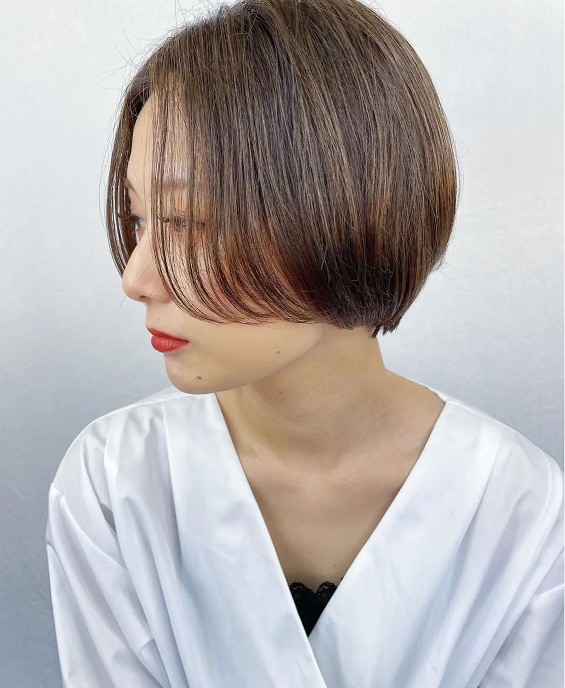 ショート カラー ハイライトカラー ハイライト ショートヘア パーマ/パーマ落とし 【Kouta】のヘアスタイル