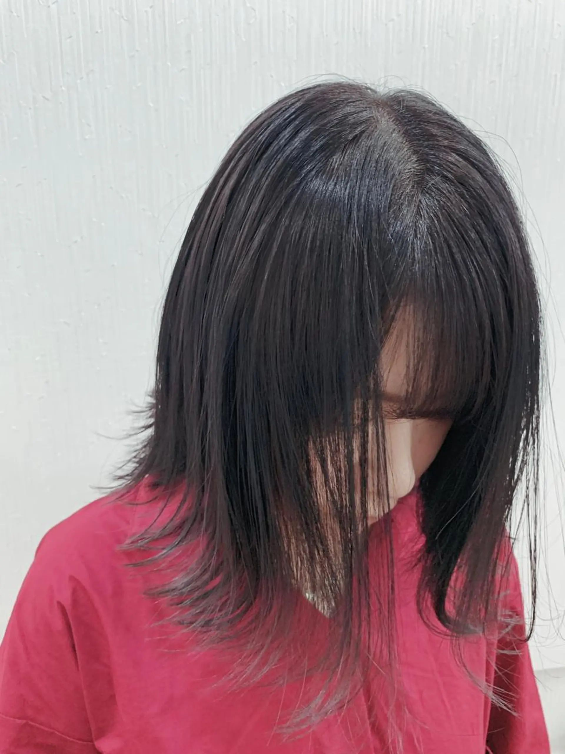 ミディアム カラー レイヤーカットモデル 募集/藤原一真のヘアスタイル