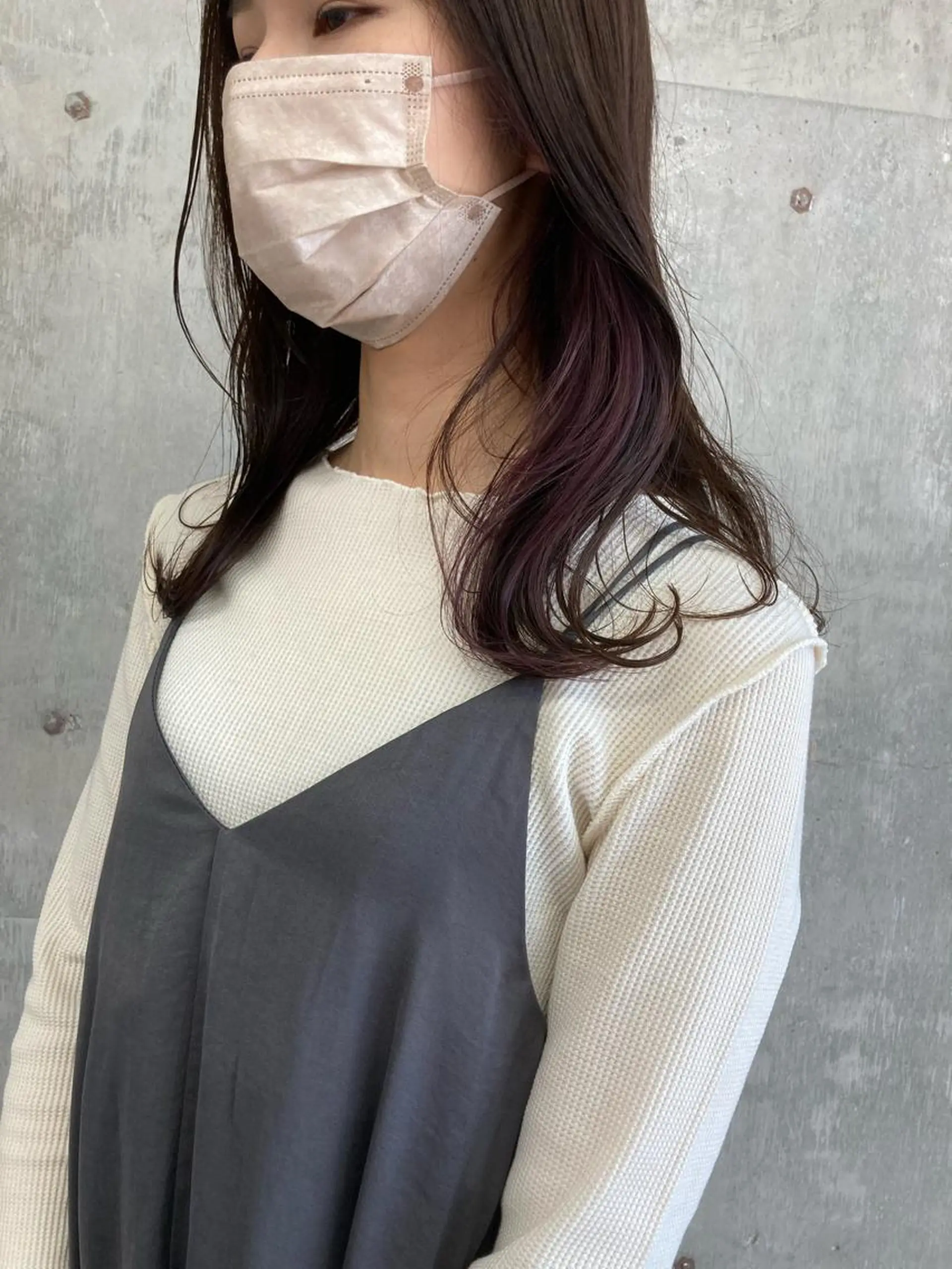 セミロング カラー カット ヘアカラー 小木曽智美 /ボブ/ショートのヘアスタイル