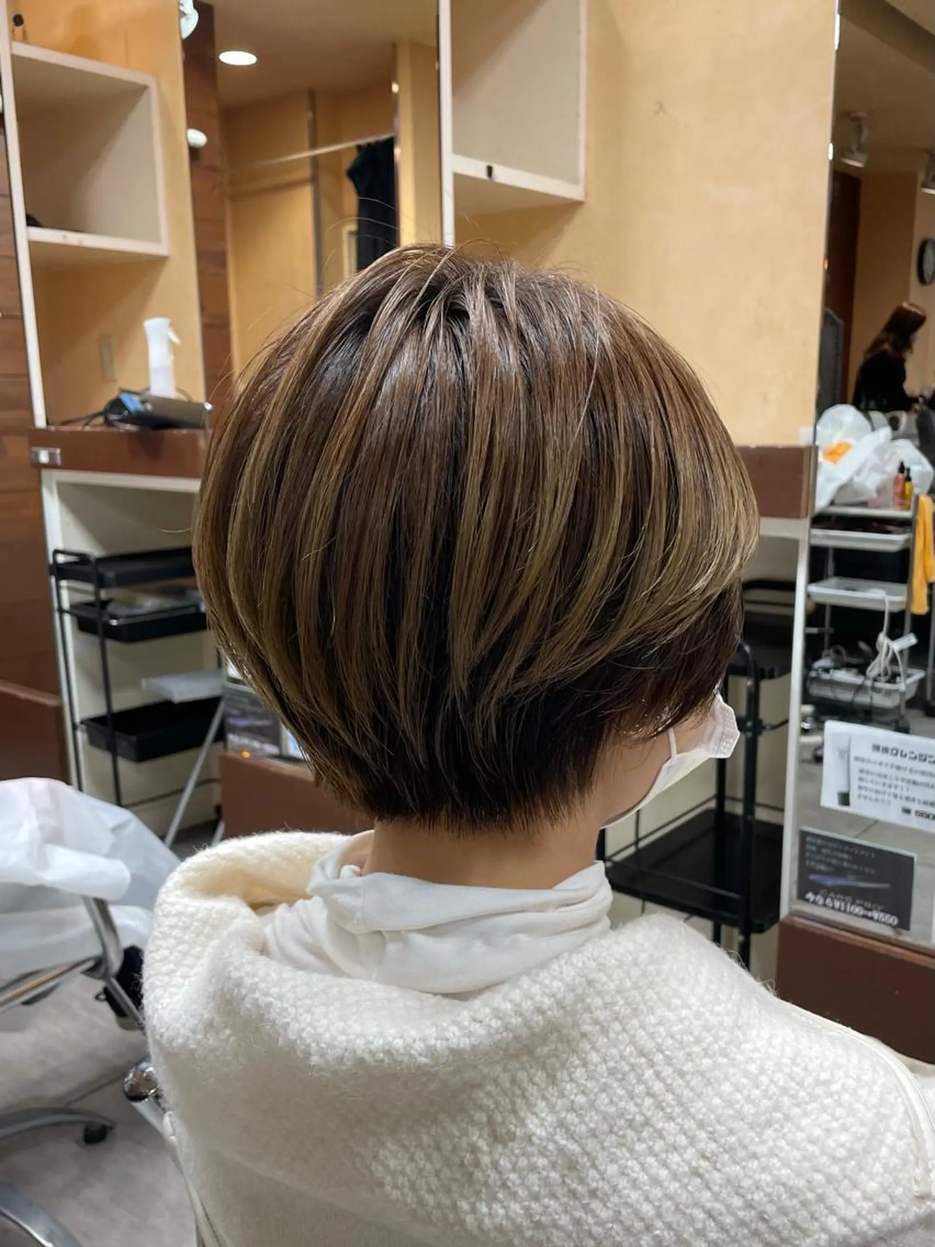 ショート カラー ショートヘア カット ヘアカラー トリートメント 似合わせ/前髪カット /店長 村上直也のヘアスタイル
