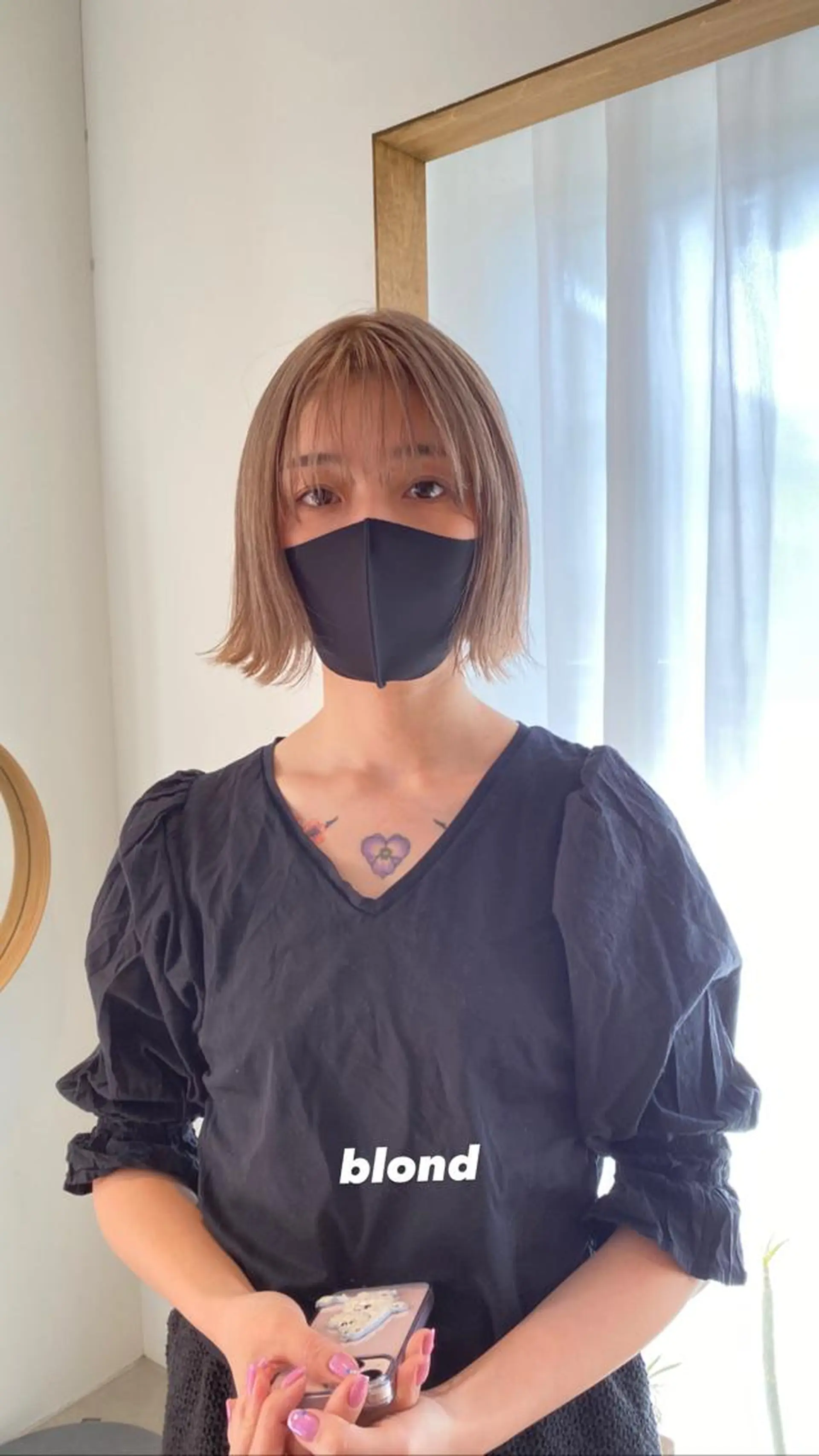 ショート カラー 美髪ストレート 川本雄己のヘアスタイル