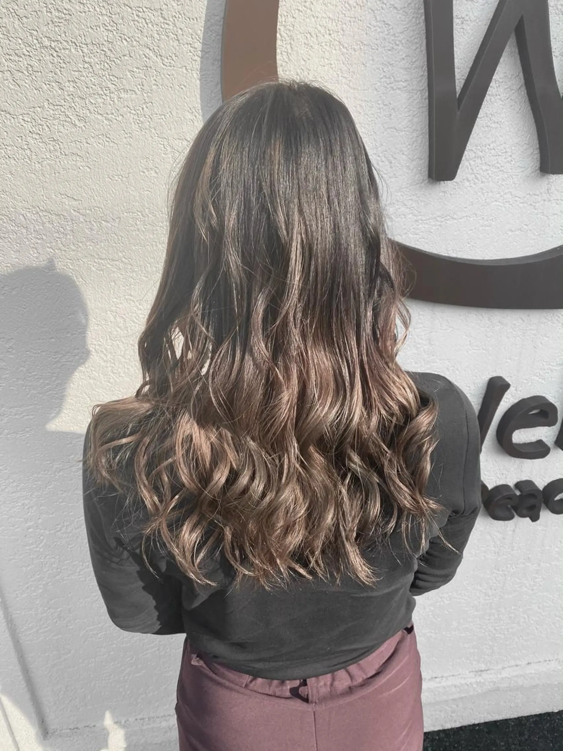 ロング カット ヘアカラー 時末侑実 桜井駅のヘアスタイル