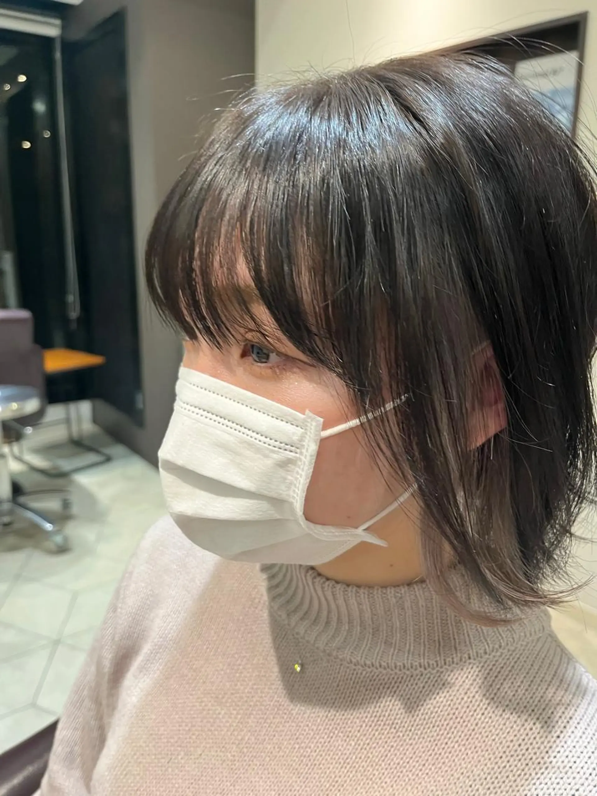 ショート ボブ 外ハネヘア 小林 伯熙のヘアスタイル