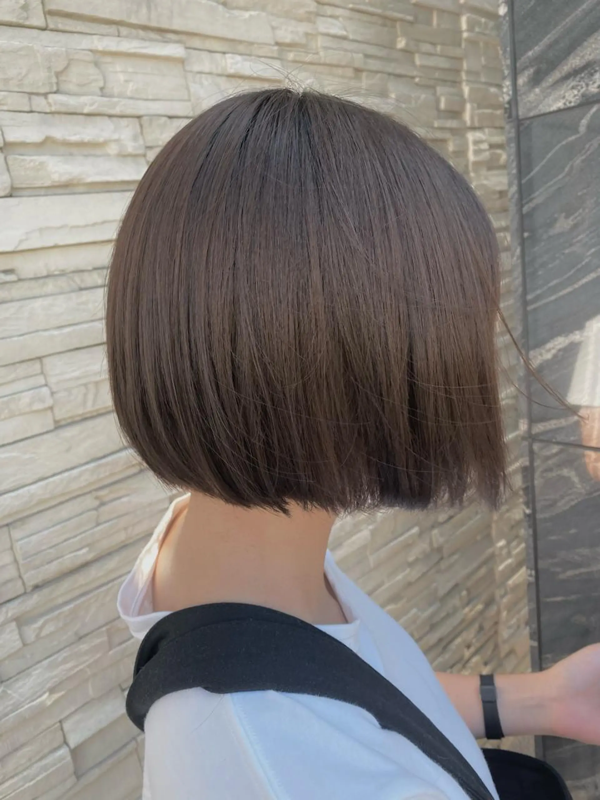 ショート ボブ カット ヘアカラー トリートメント 💎髪質改善💎艶髪 💎ブリーチ💎津村のヘアスタイル