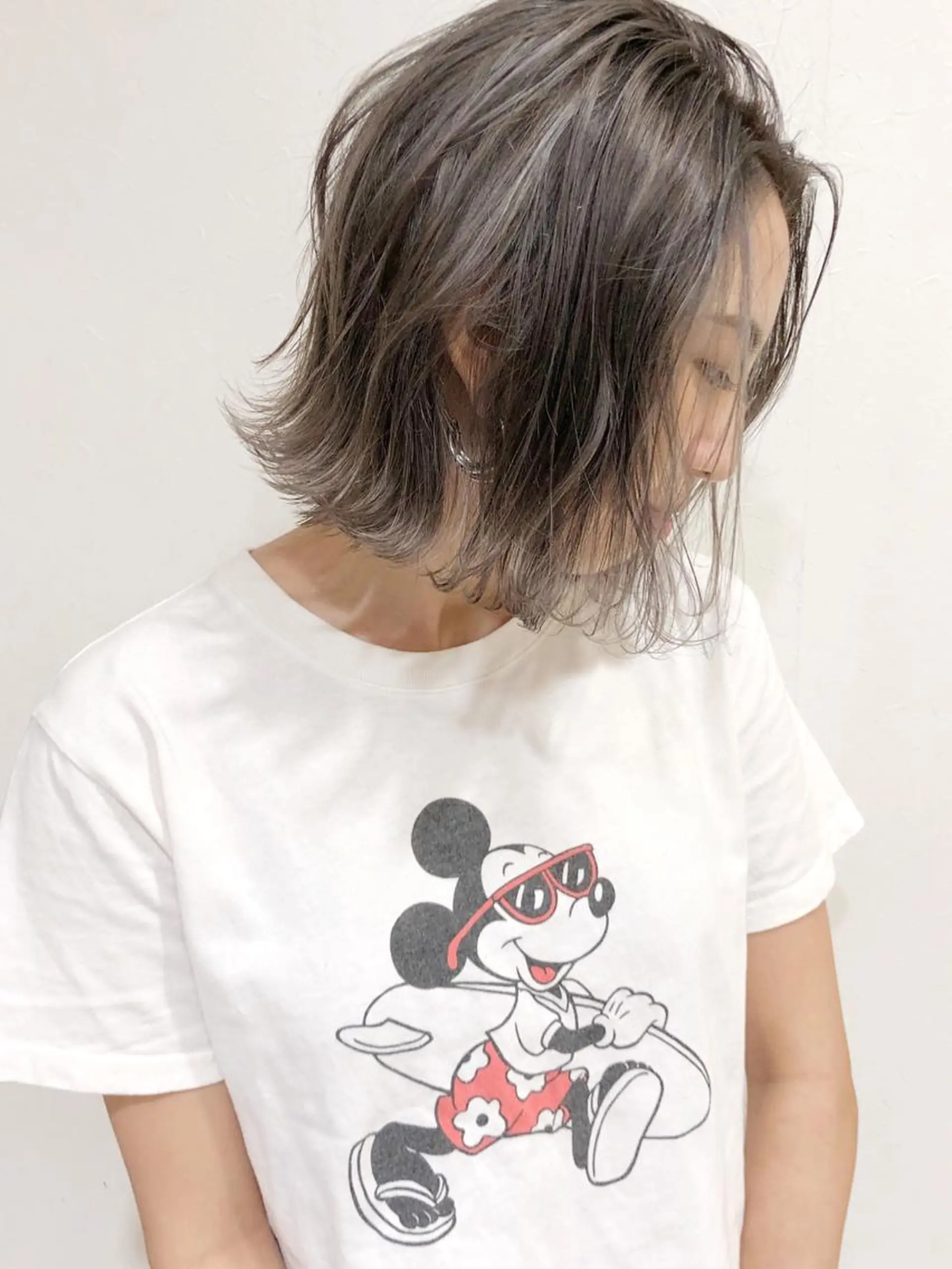 ショート 顔まわり／髪質改 善／白髪ぼかし／中山のヘアスタイル