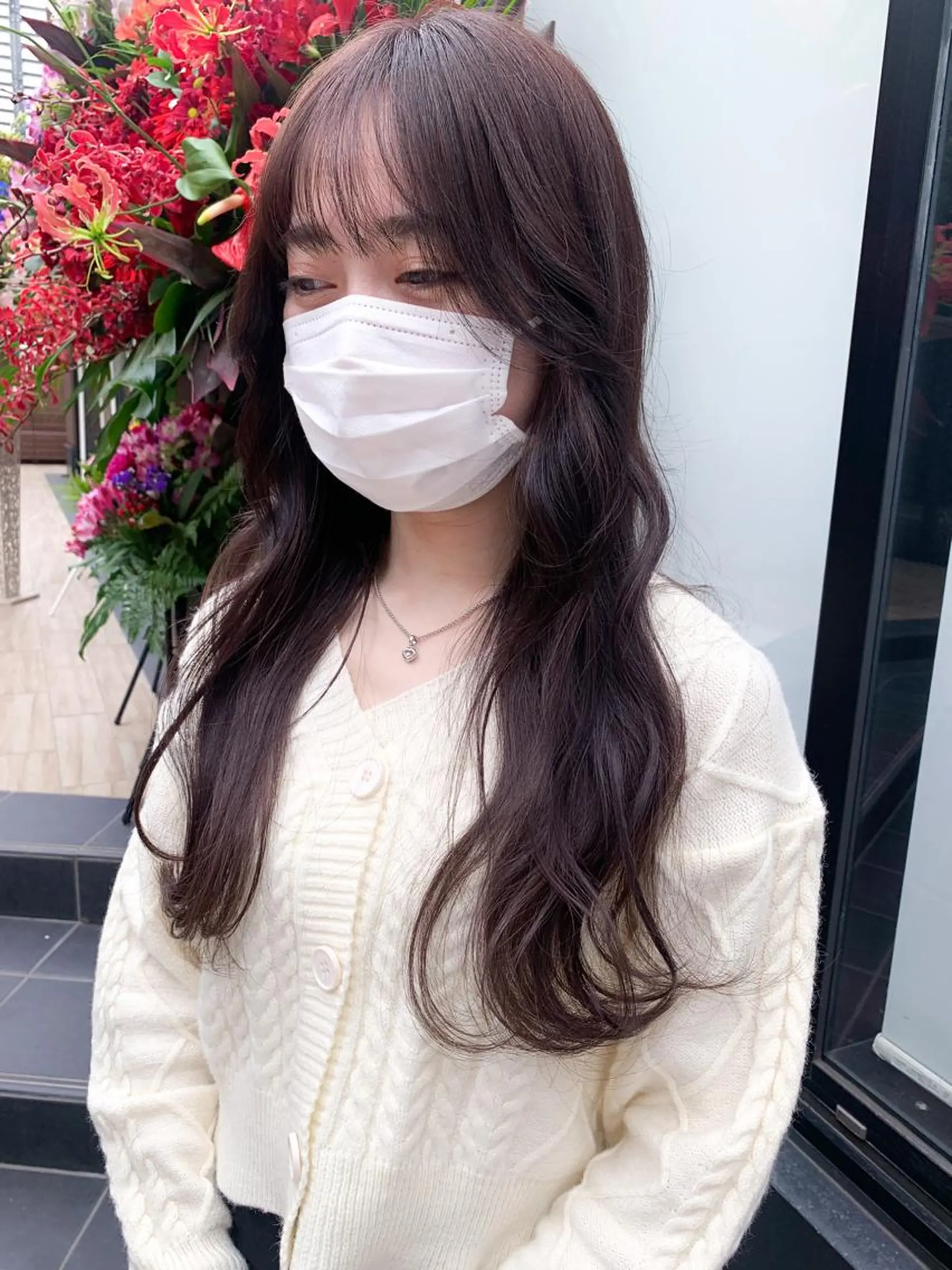 ロング カラー ヘアアレンジ カット ヘアカラー トリートメント yuka .のヘアスタイル