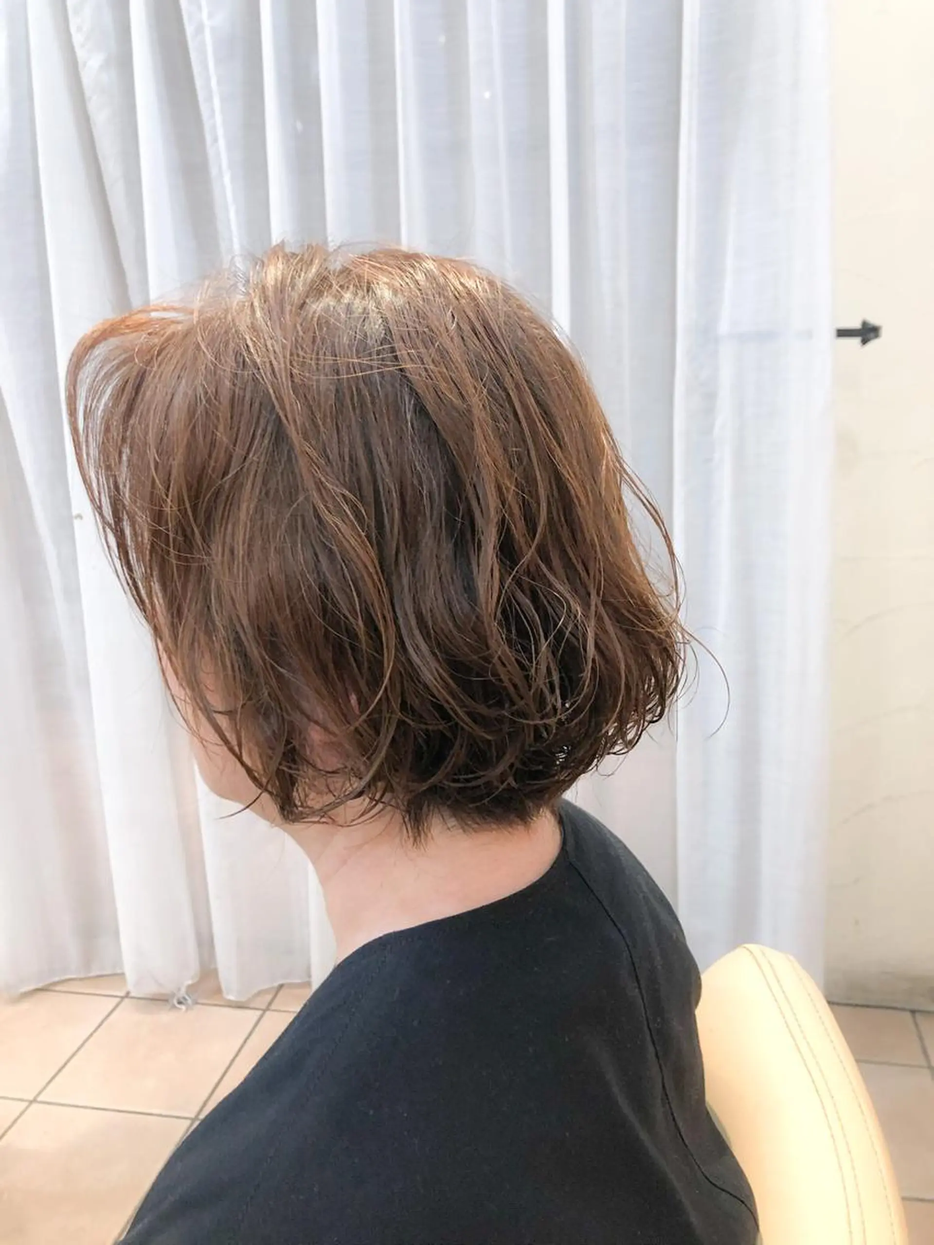 ショート パーマ 地毛風ストレート ⚡️下ノ村柊斗⚡️のヘアスタイル