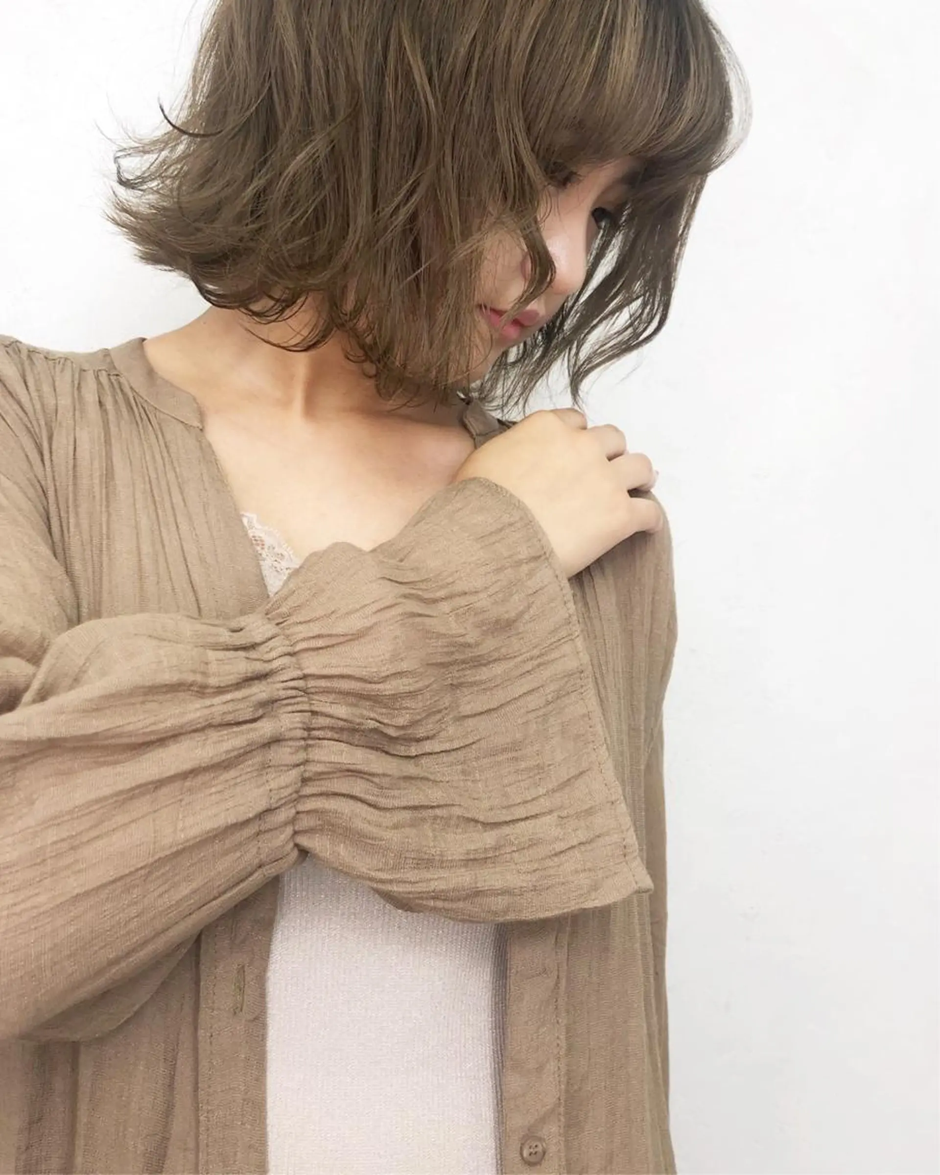 ミディアム カラー メンズ カット ヘアカラー トリートメント pigment所属・♡MIHO♡ スタイリストのヘアスタイル