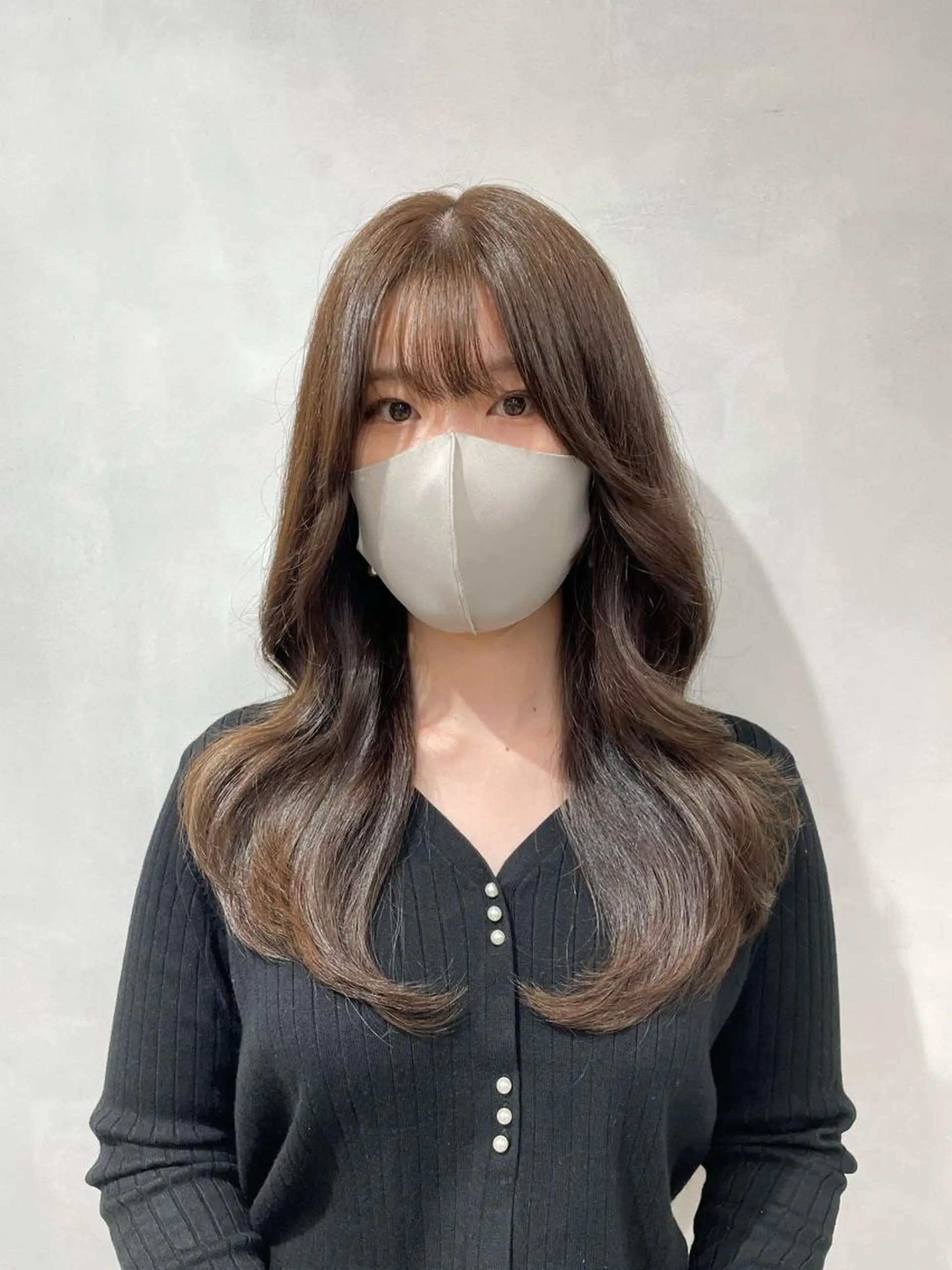 ロング ロングレイヤー 韓国風ヘア レイヤーカット ロング ❤︎︎韓国ヘア❤︎︎ 𝑺𝒉𝒊𝒉𝒐のヘアスタイル